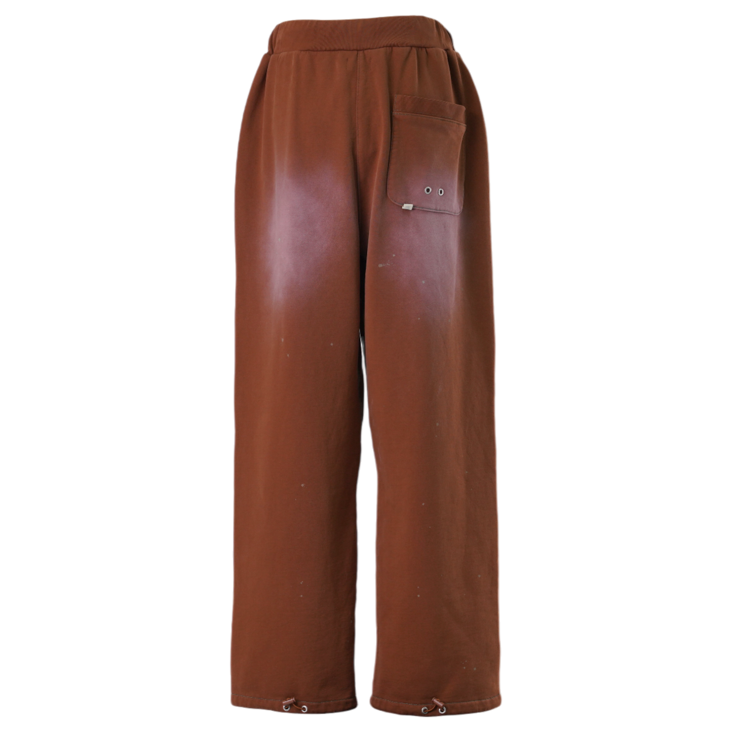 AGED BAGGY SWEAT PANTS / BROWN