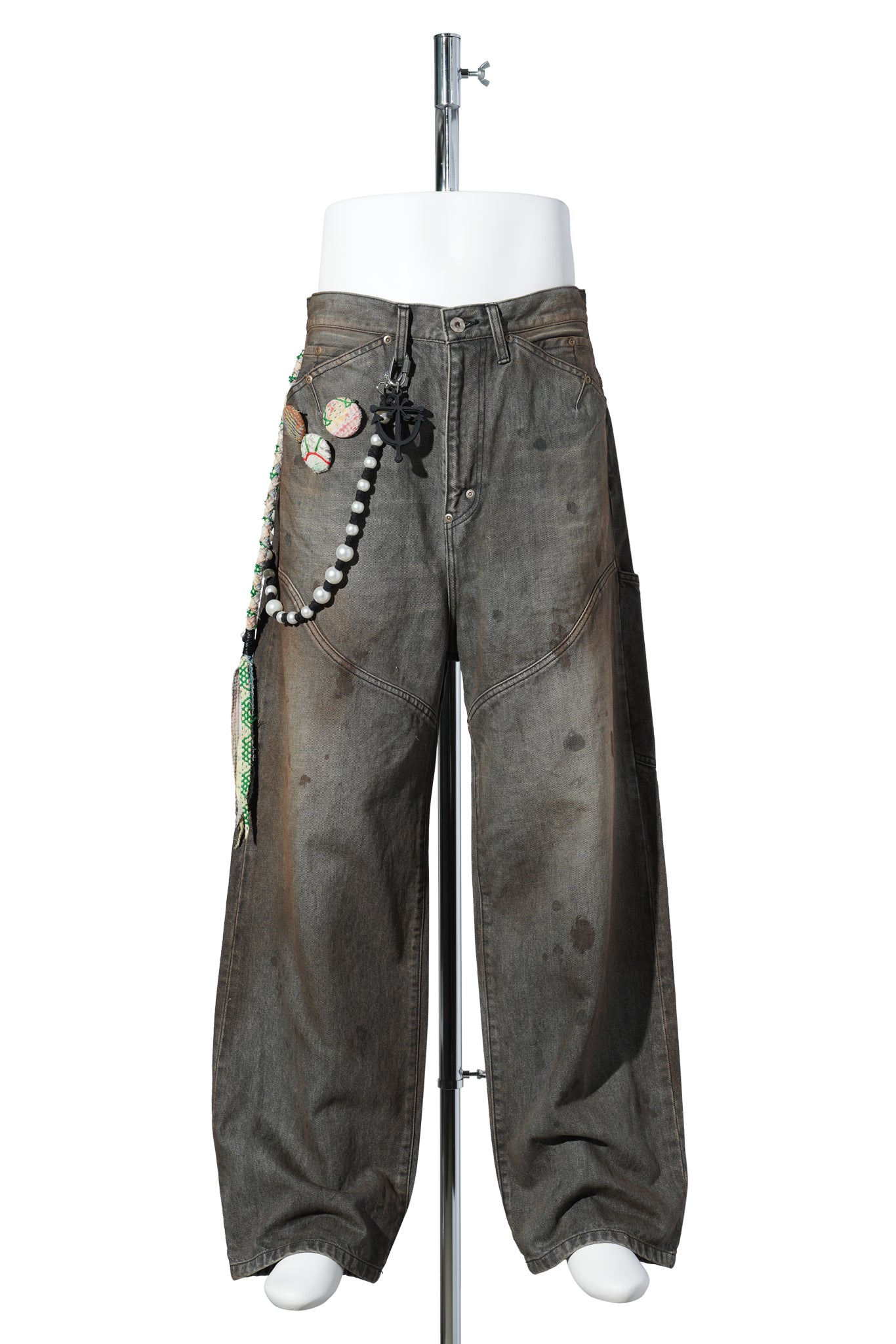 NEWCOMMUNE DIRT BAGGY DENIM / BLACK