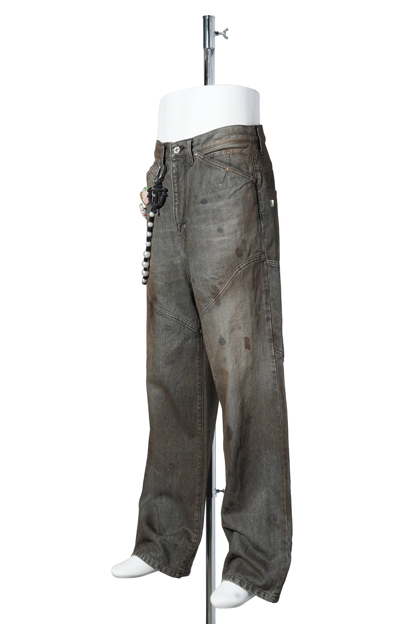 NEWCOMMUNE DIRT BAGGY DENIM / BLACK