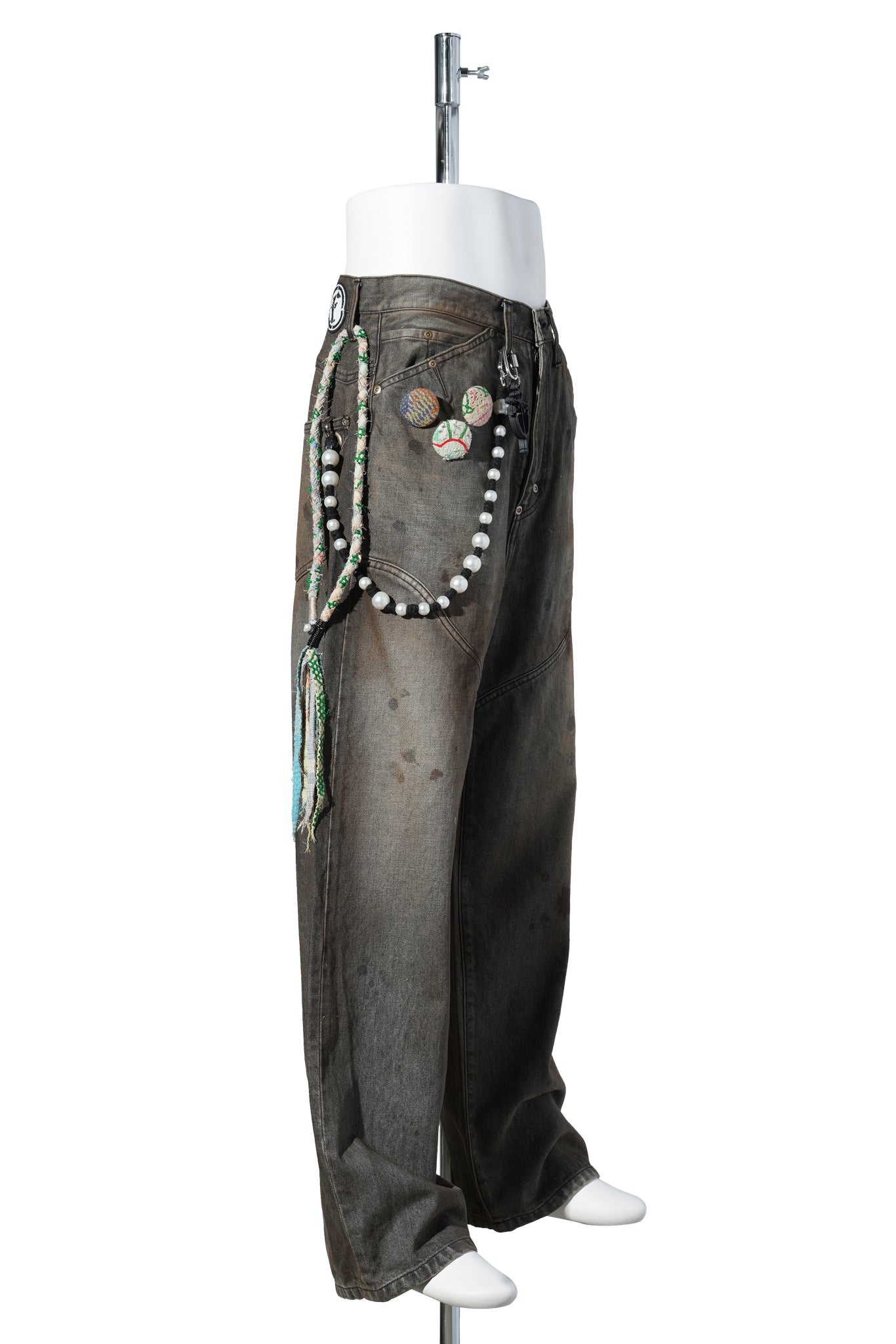 NEWCOMMUNE DIRT BAGGY DENIM / BLACK