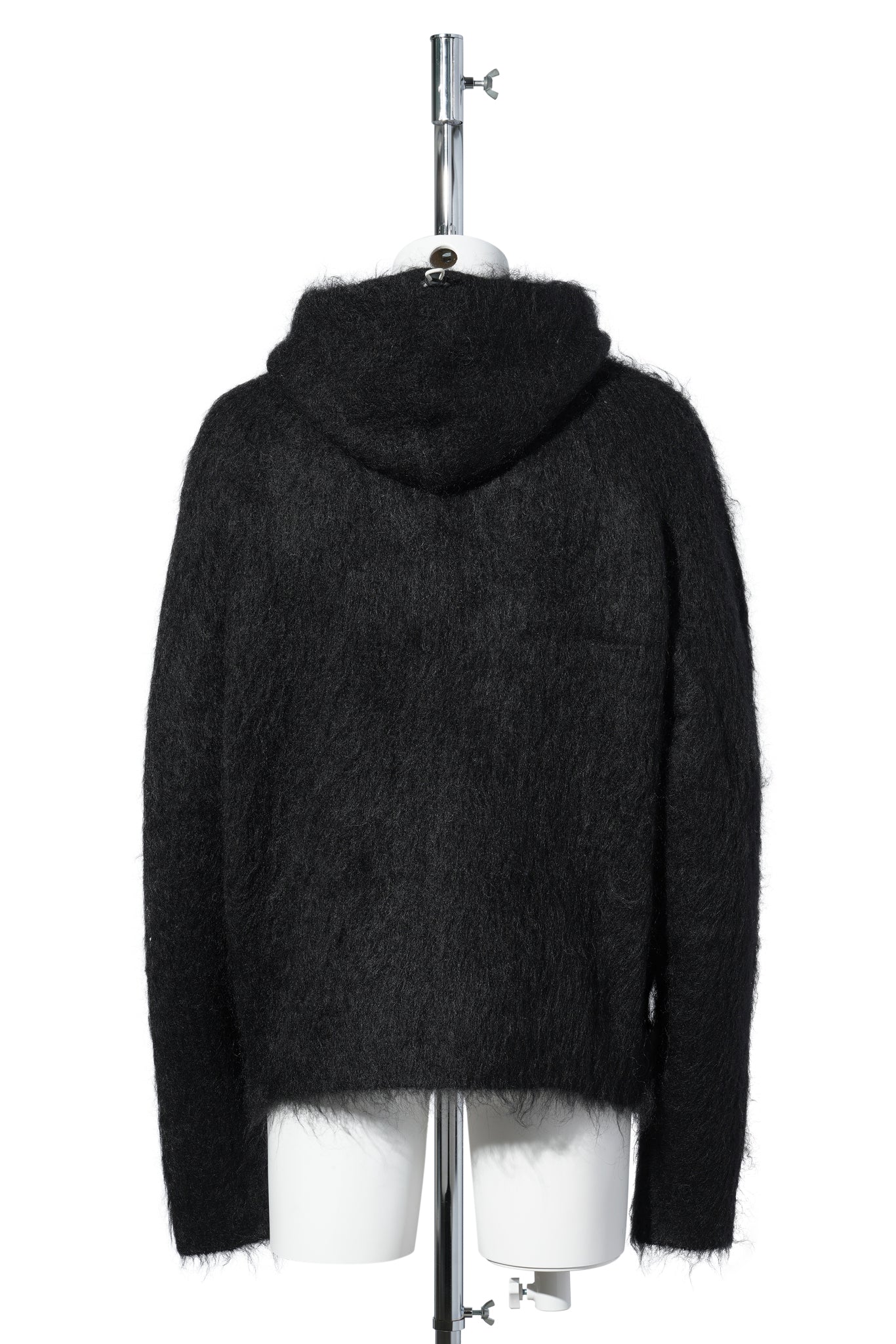 MOHAIR HOODIE / BLACK