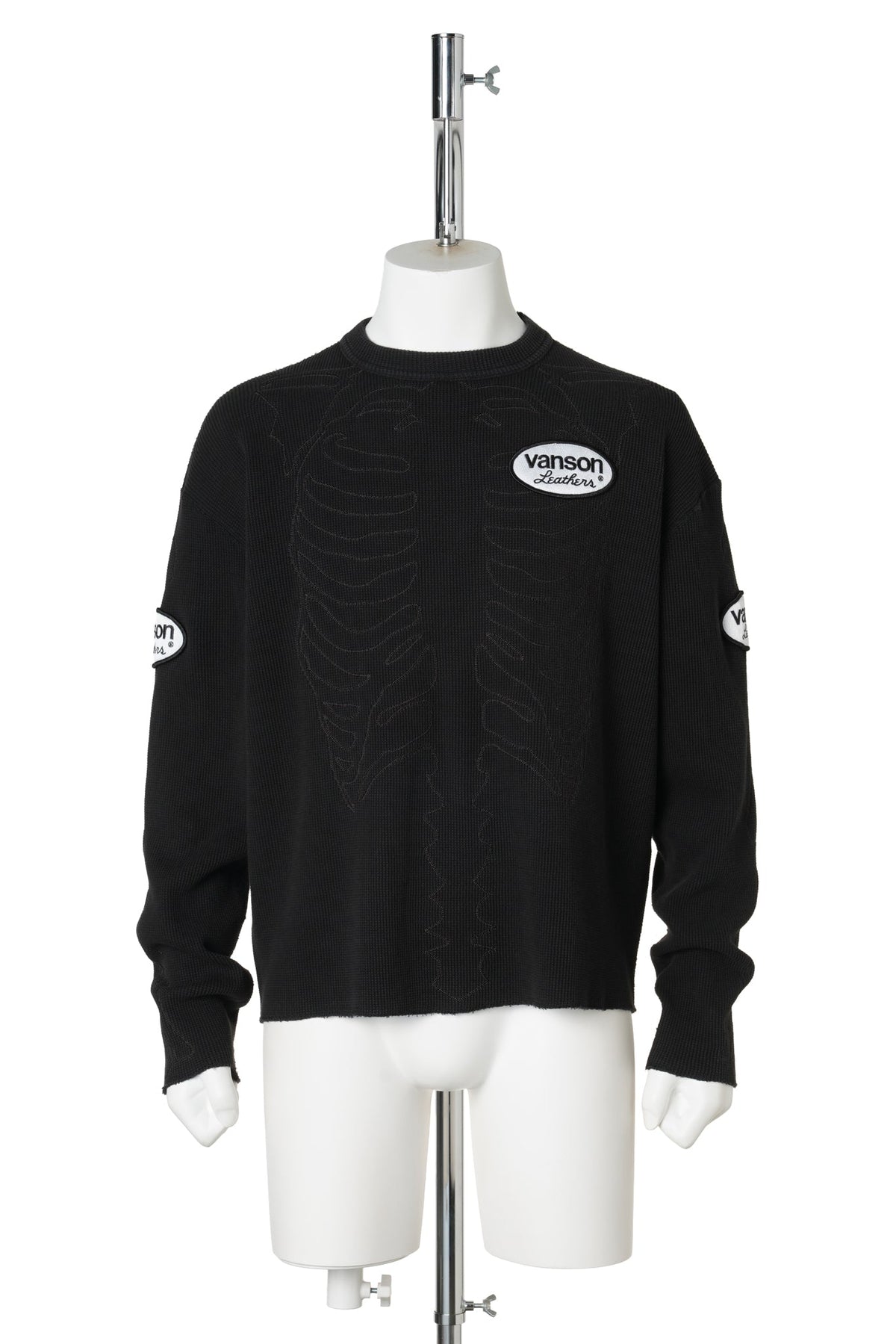 THERMAL BONE L/S SHIRTS / BLACK