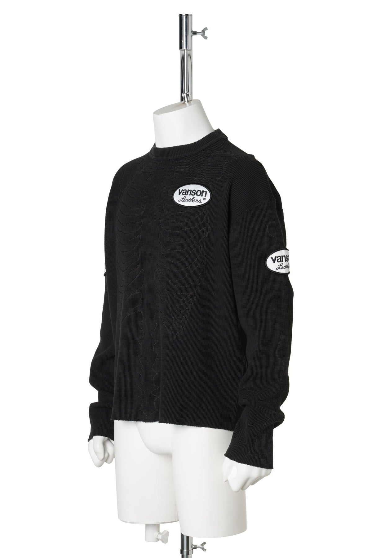 THERMAL BONE L/S SHIRTS / BLACK