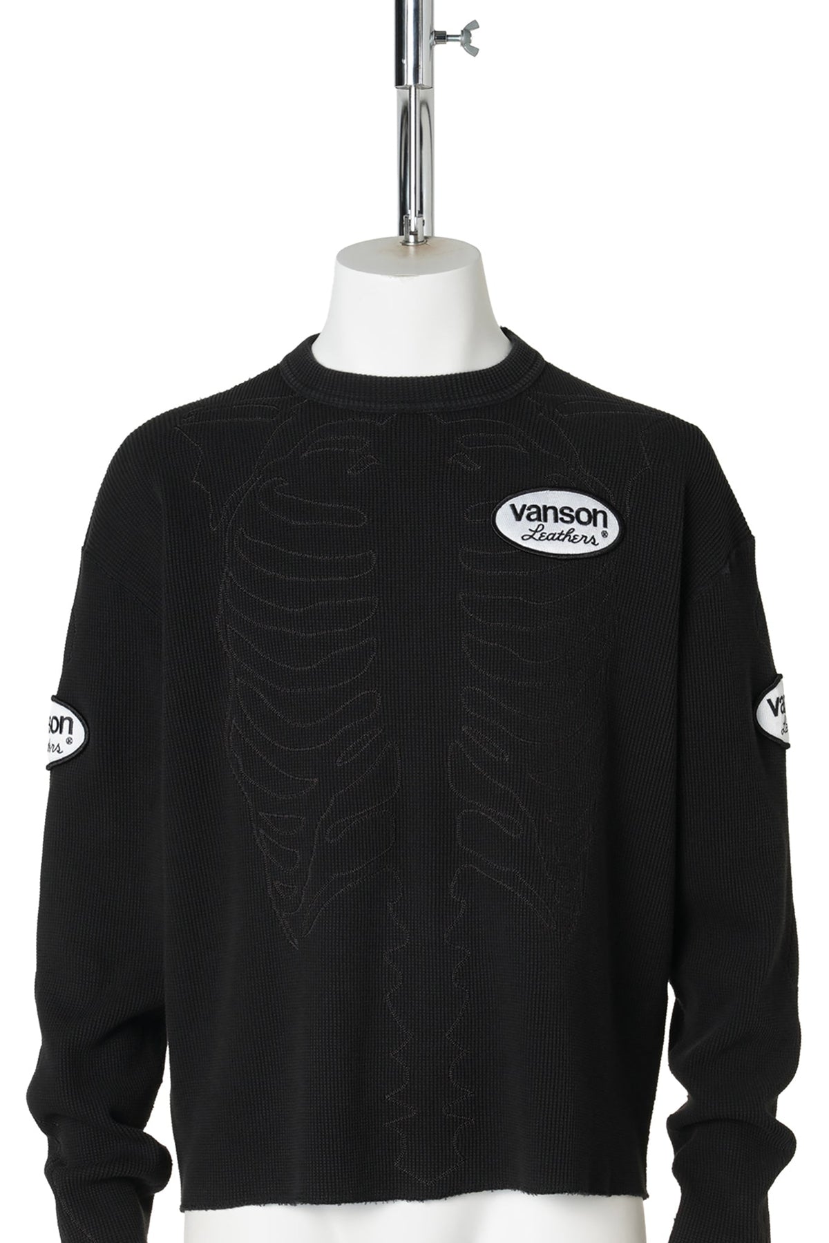 THERMAL BONE L/S SHIRTS / BLACK