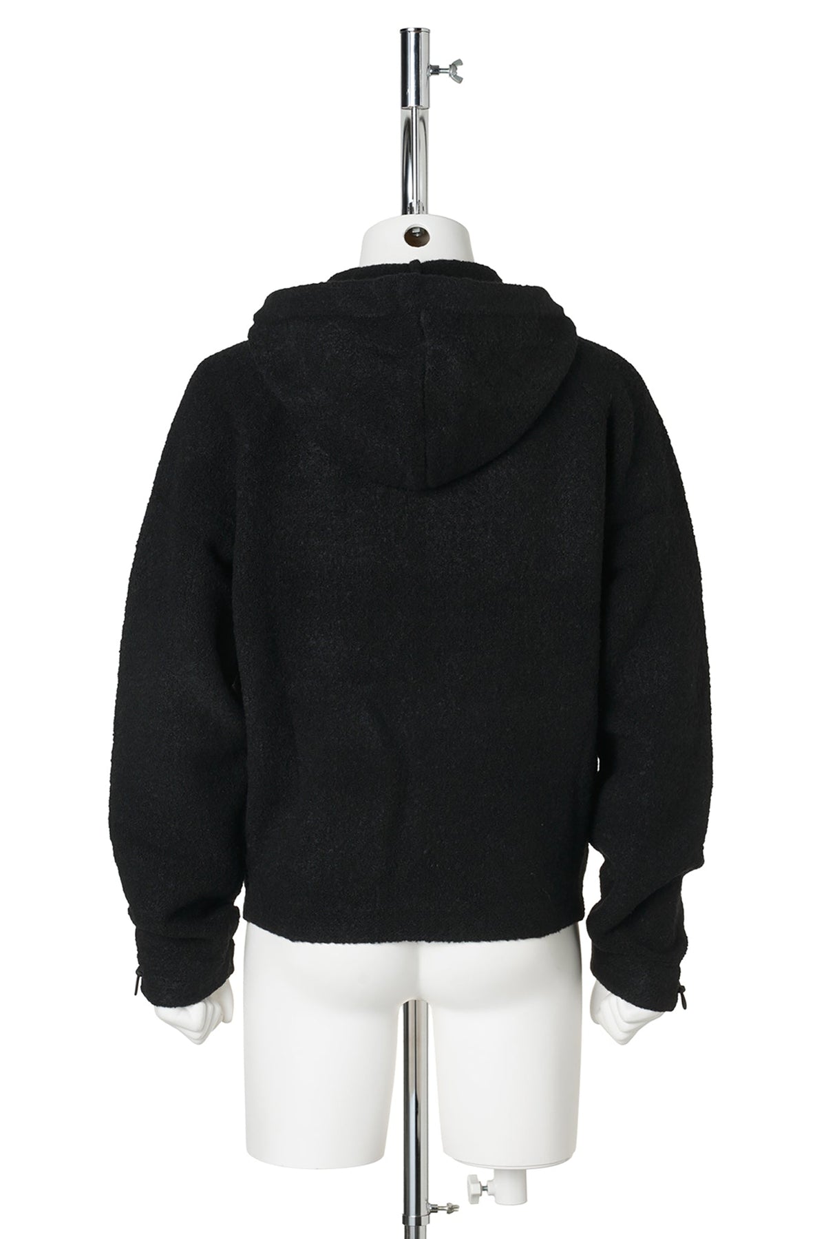 KNIT HOODIE / BLACK