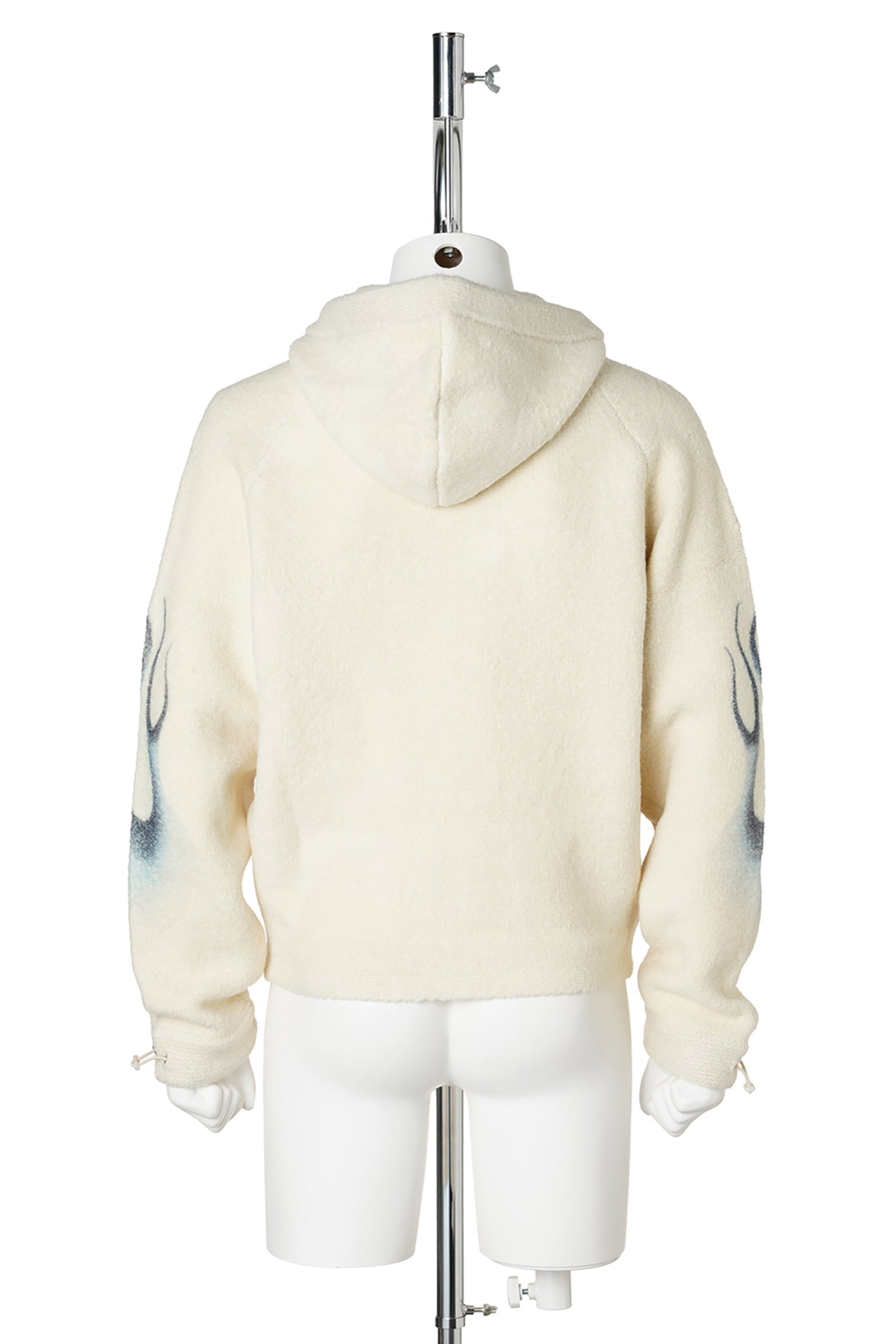 KNIT HOODIE / ECRU