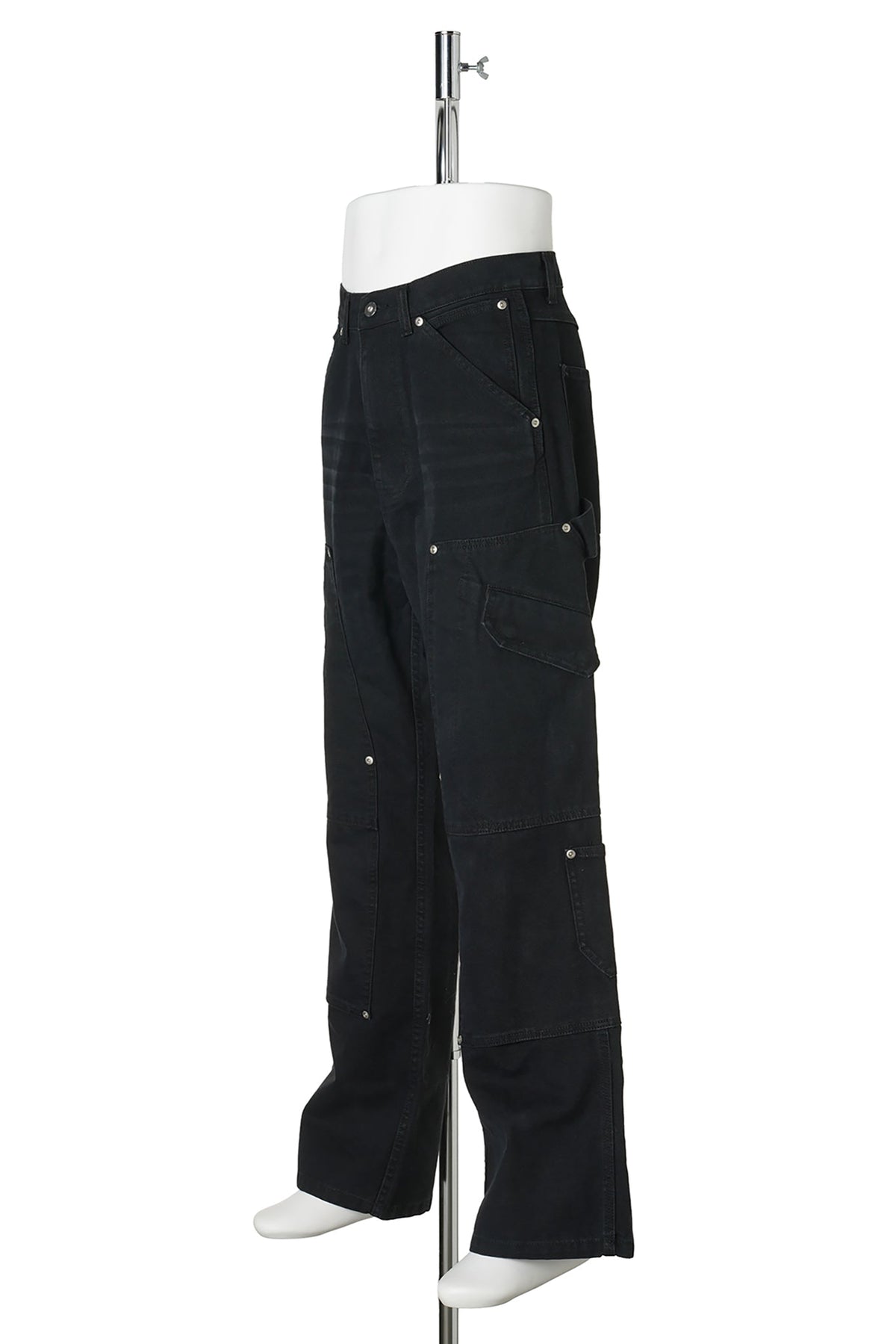 TRIPLE KNEE PAINTER PANTS / BLACK
