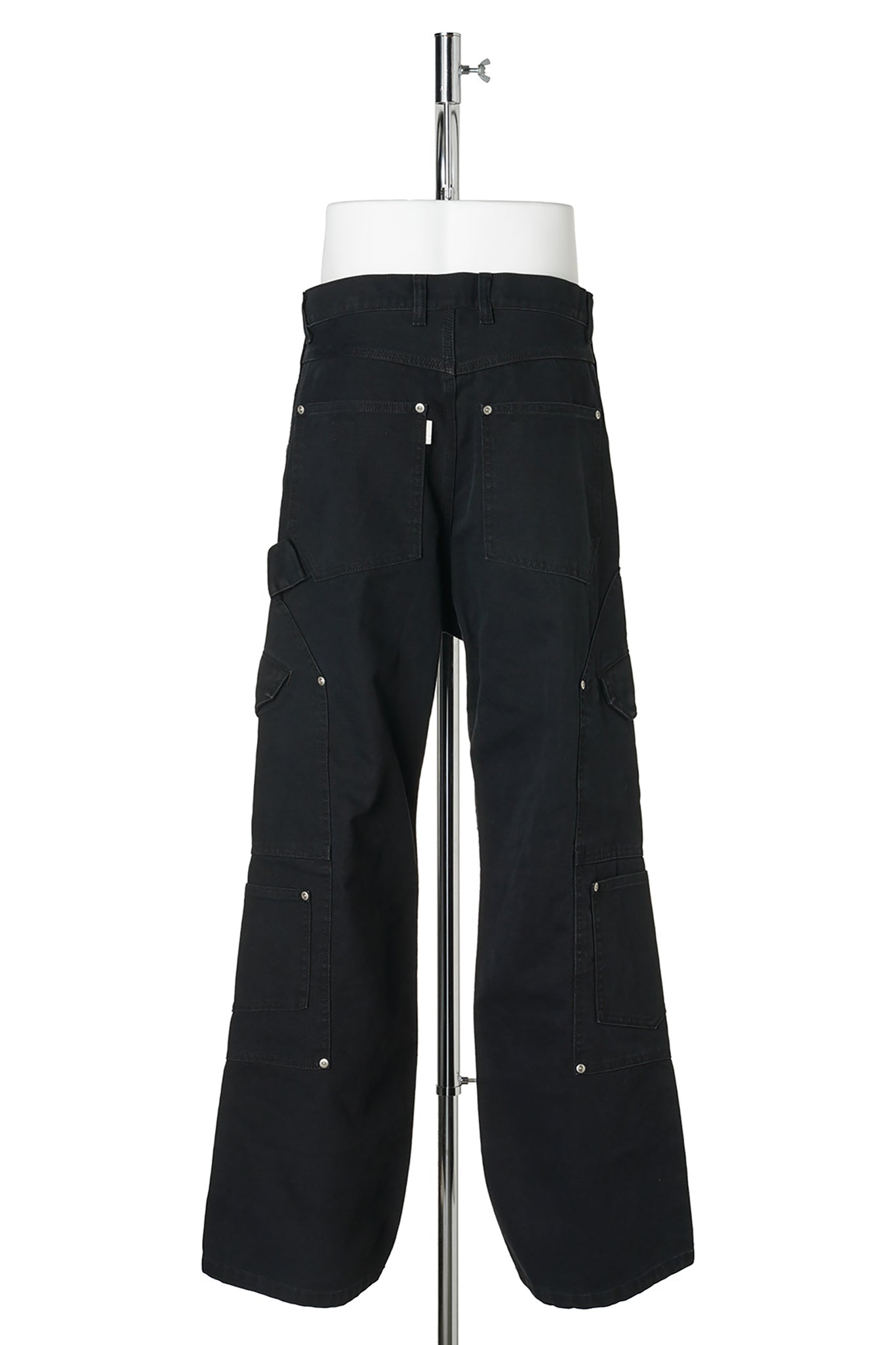 TRIPLE KNEE PAINTER PANTS / BLACK