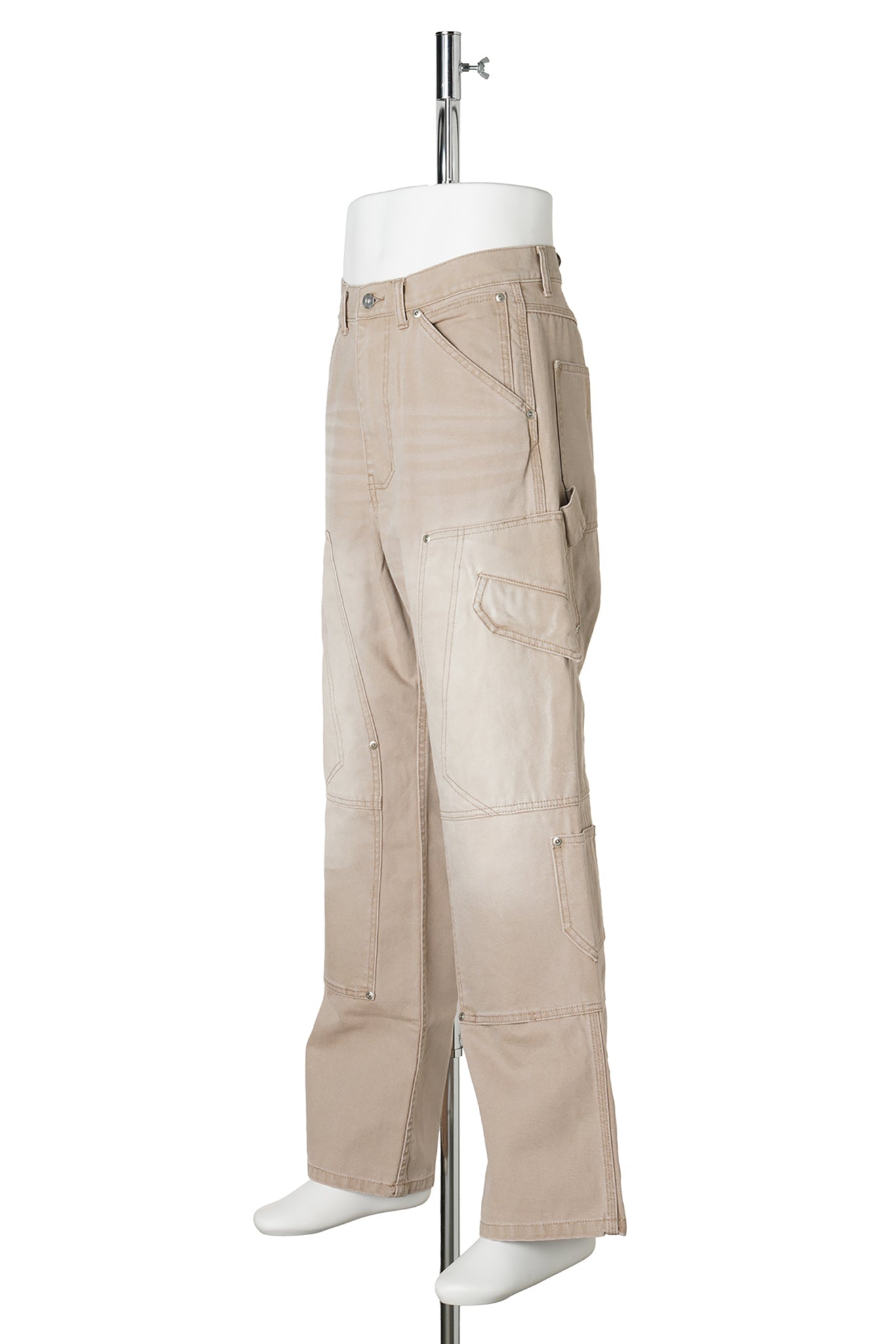 TRIPLE KNEE PAINTER PANTS / ECRU
