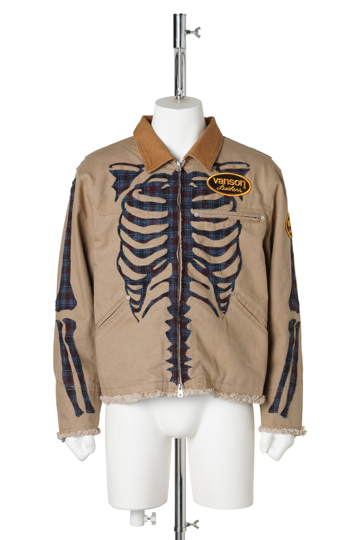 CANVAS BONE JACKET / BEIGE