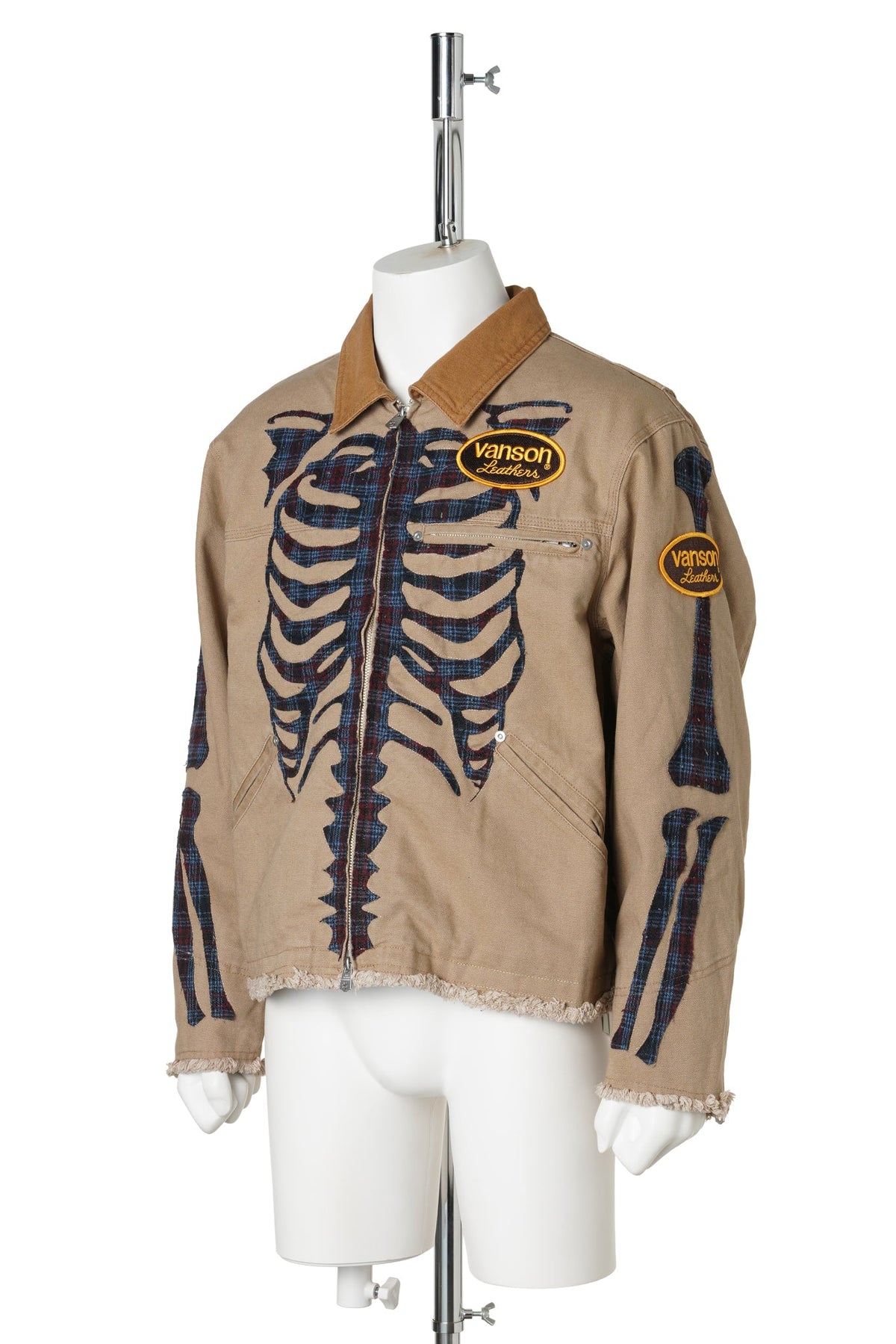 CANVAS BONE JACKET / BEIGE