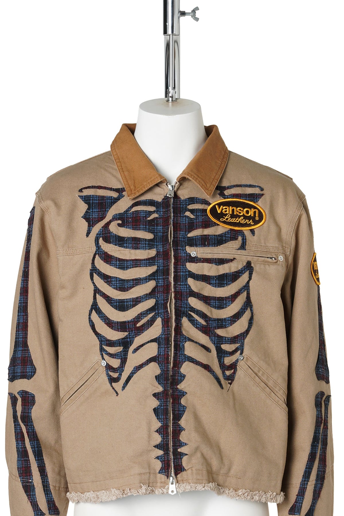 CANVAS BONE JACKET / BEIGE