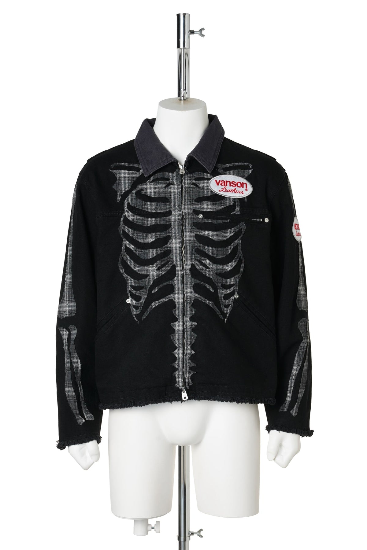 CANVAS BONE JACKET / BLACK