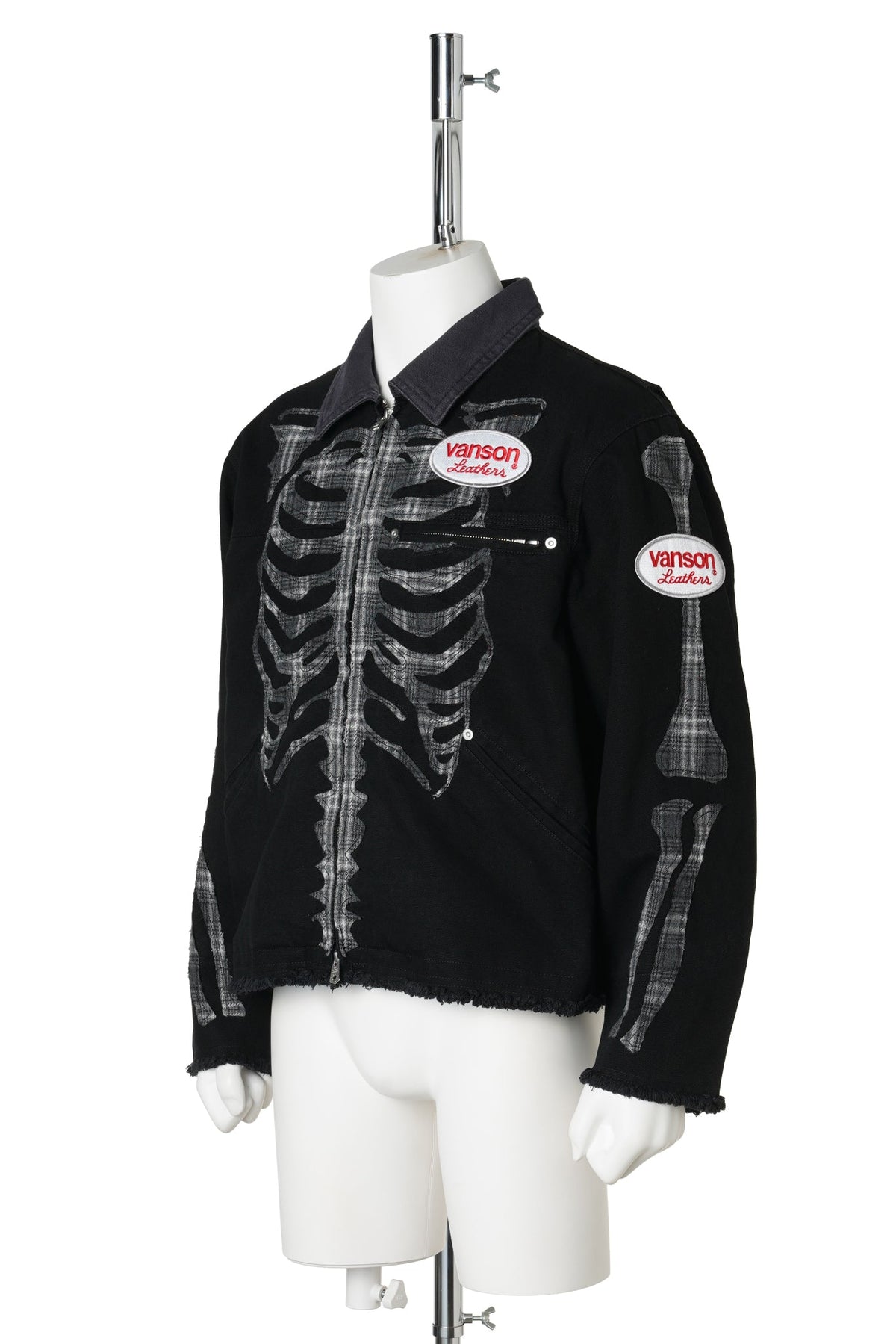 CANVAS BONE JACKET / BLACK
