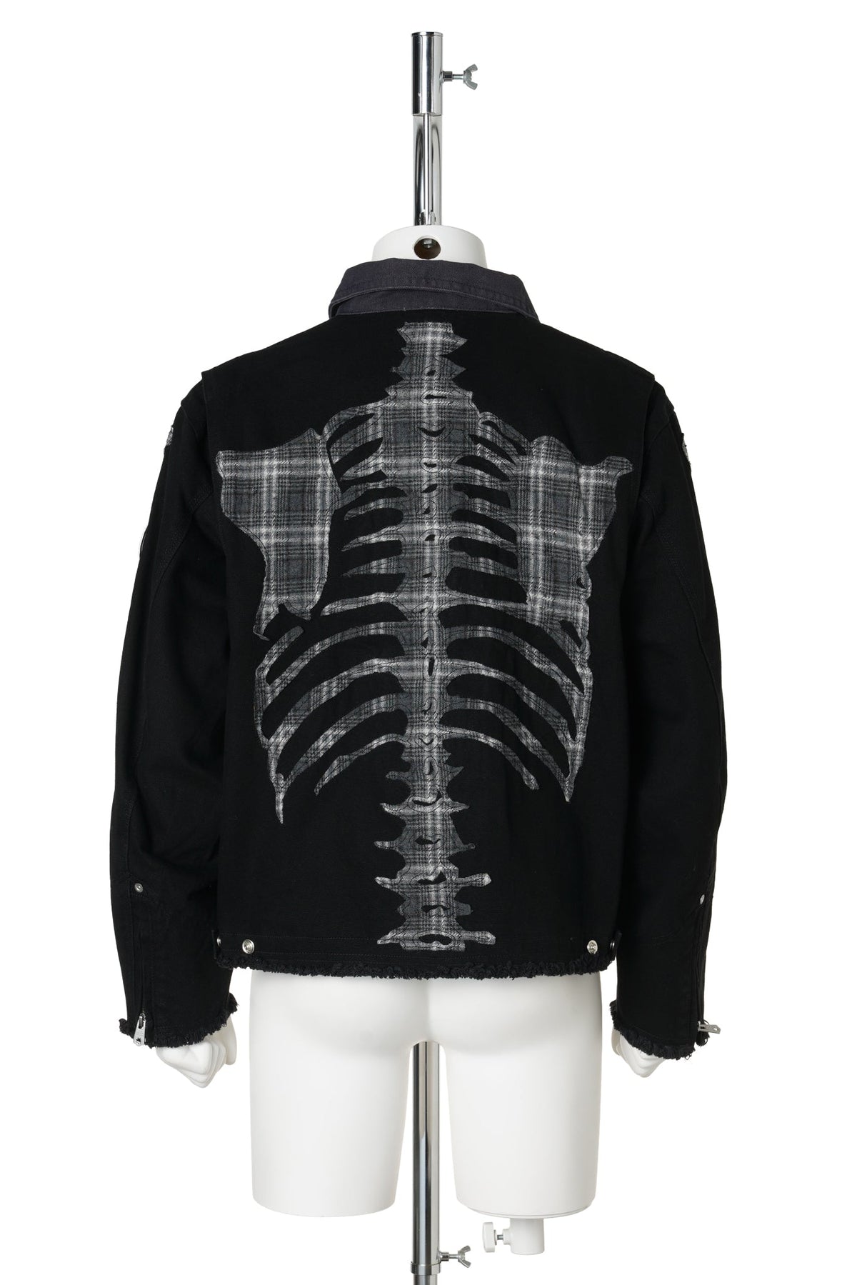 CANVAS BONE JACKET / BLACK