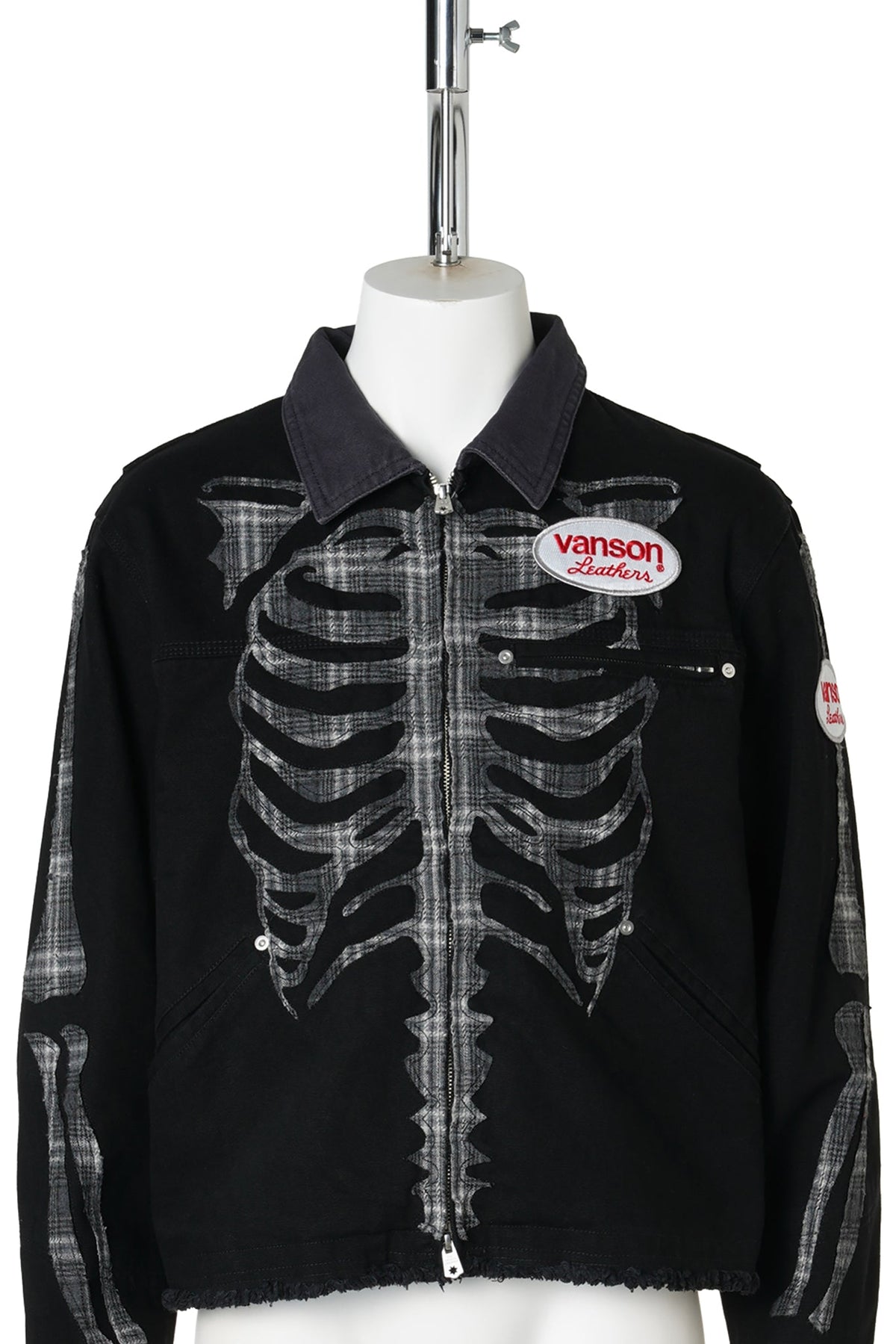 CANVAS BONE JACKET / BLACK