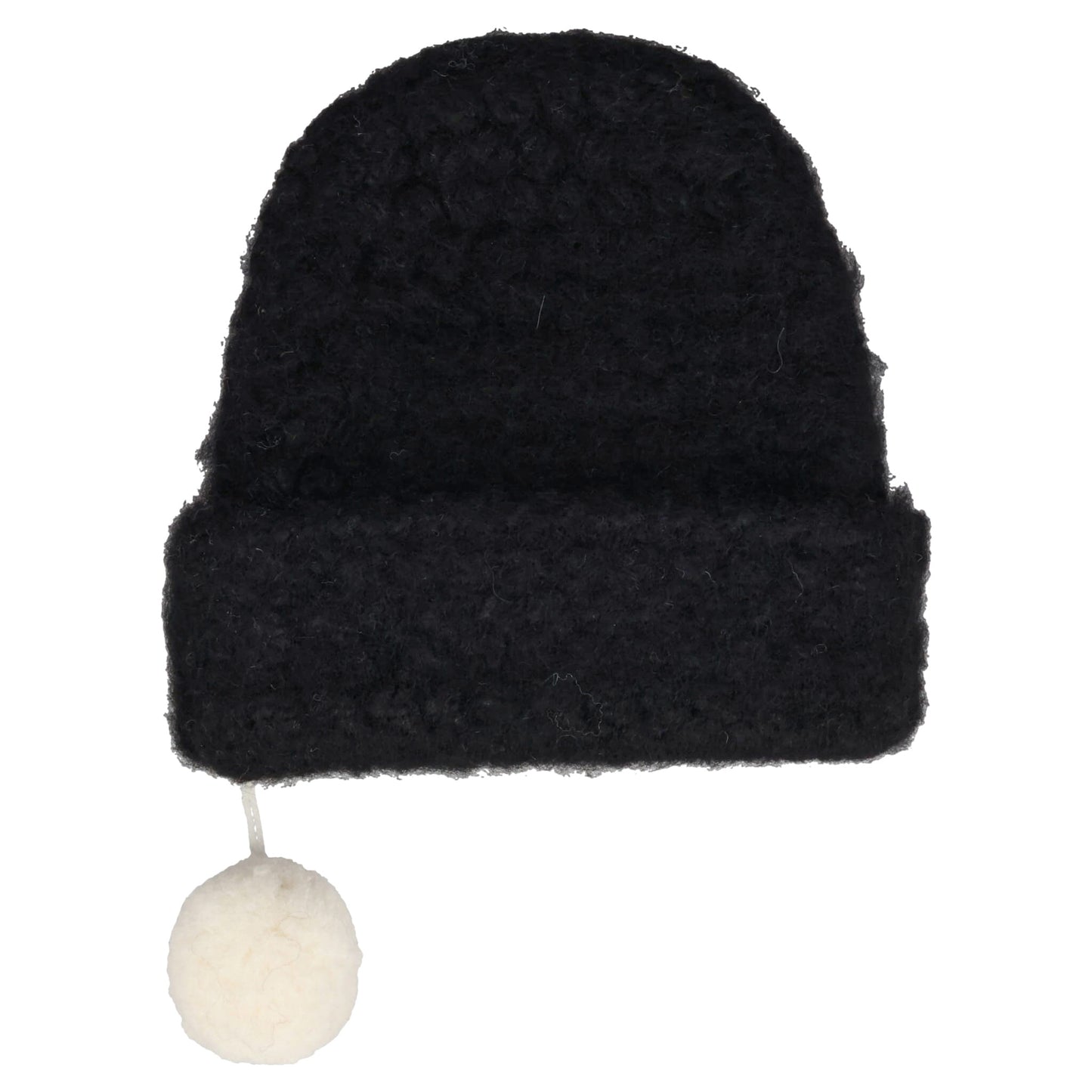 SAFETY PIN BEANIE / BLACK