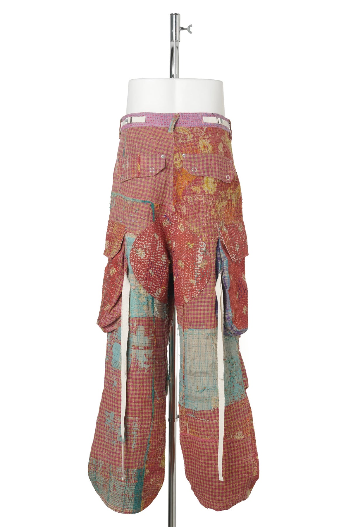 KANTHA QUILT CARGO PANTS / ASSORT