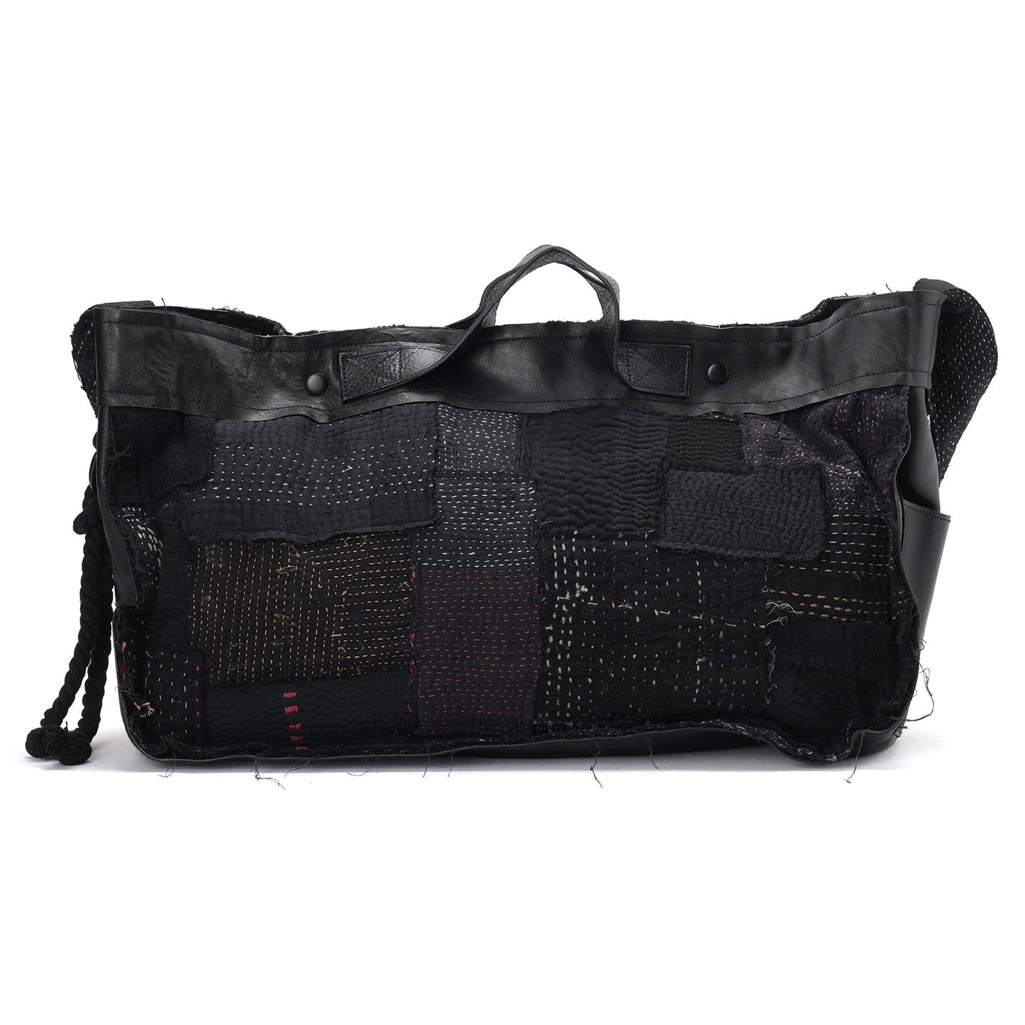 PATCHED KANTHA QUILT PB001 / BLACK