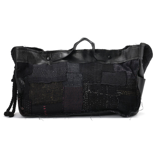 PATCHED KANTHA QUILT PB001 / BLACK