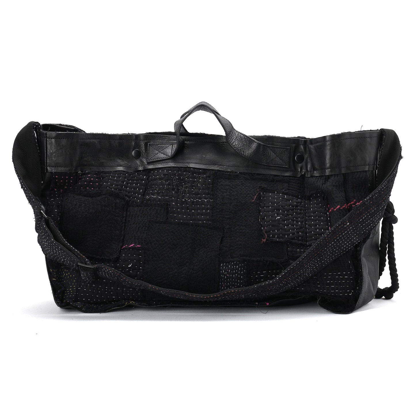 PATCHED KANTHA QUILT PB001 / BLACK