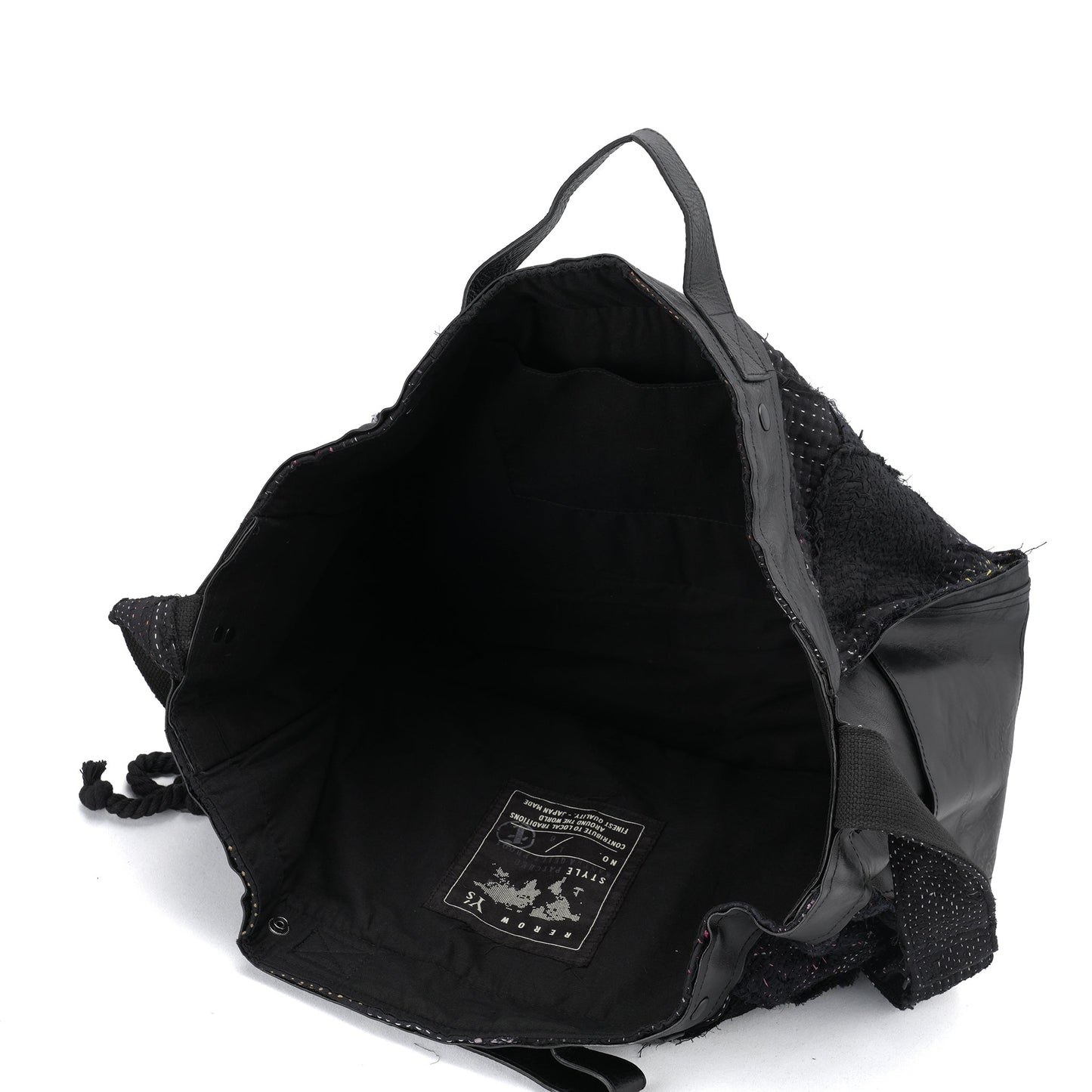 PATCHED KANTHA QUILT PB001 / BLACK