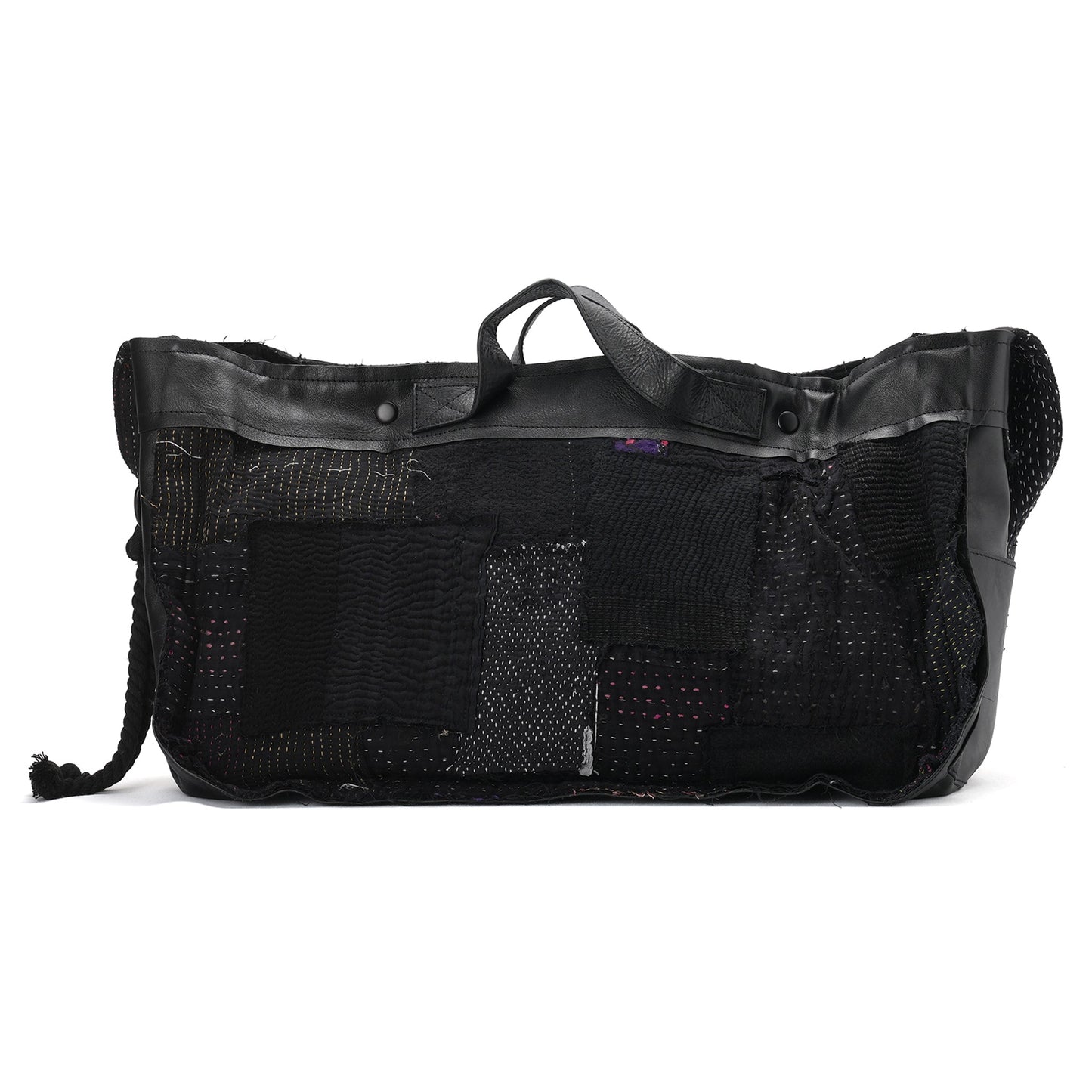 PATCHED KANTHA QUILT PB001 / BLACK
