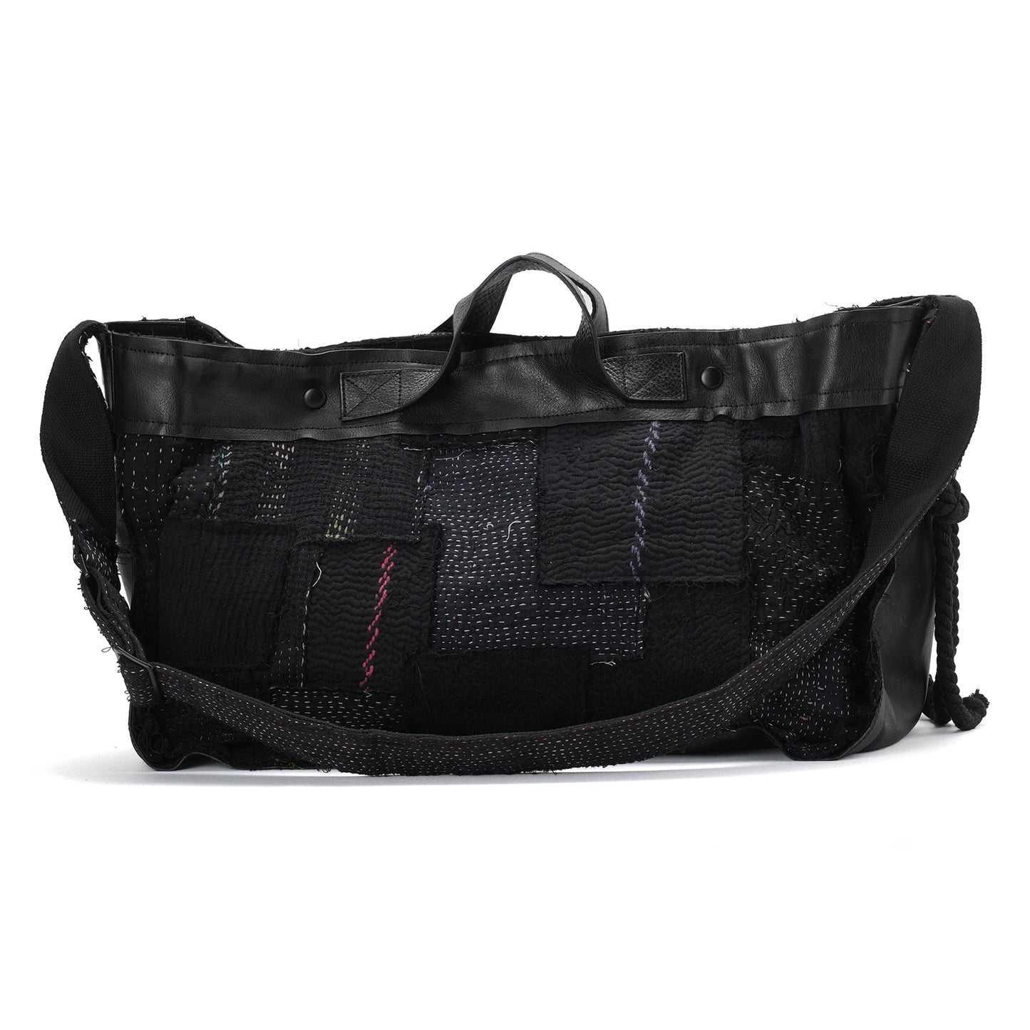 PATCHED KANTHA QUILT PB001 / BLACK