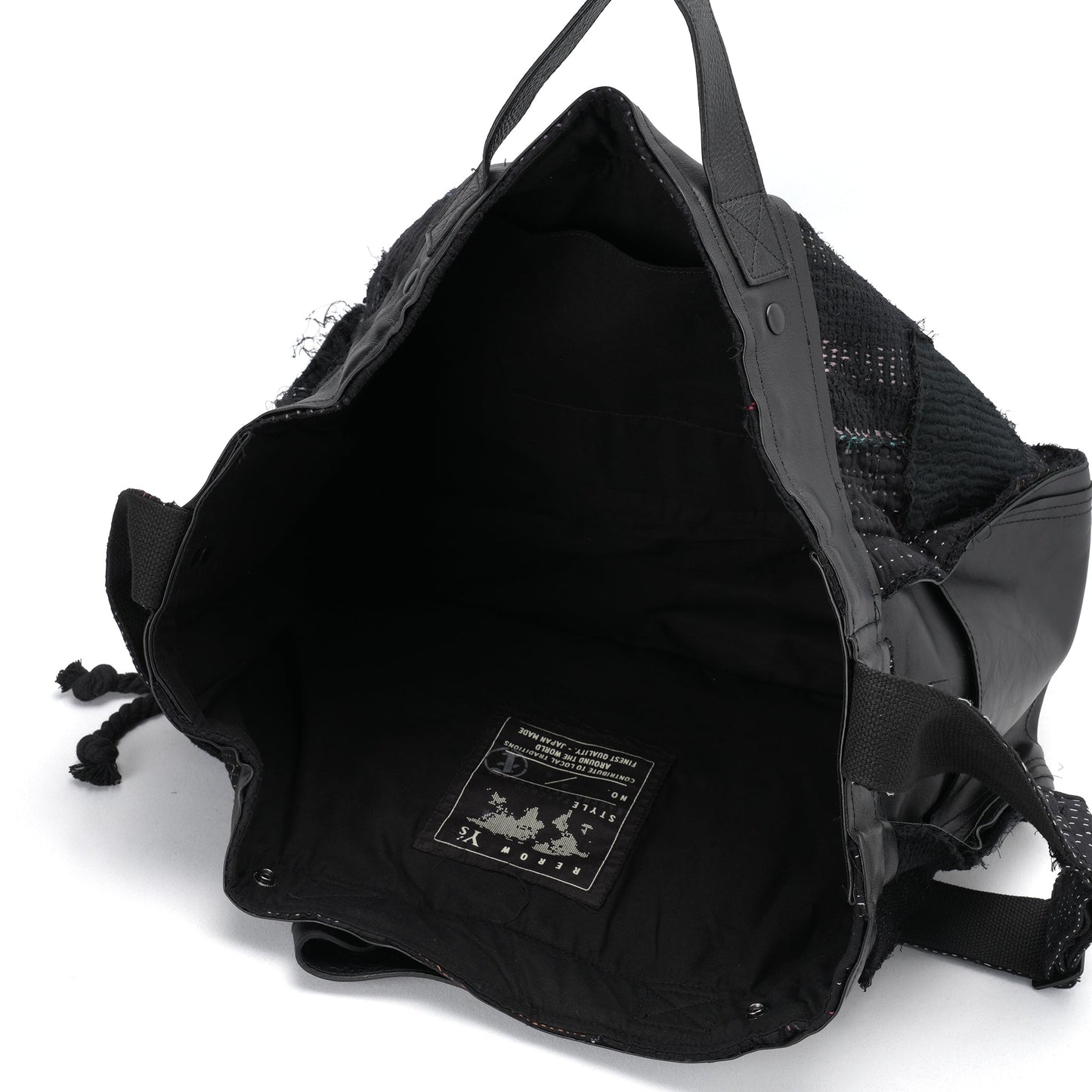 PATCHED KANTHA QUILT PB001 / BLACK