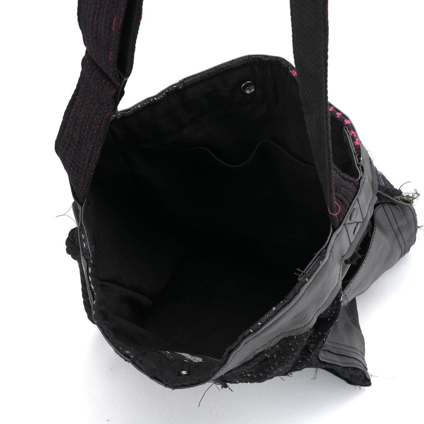 PATCHED KANTHA QUILT PB002 / BLACK