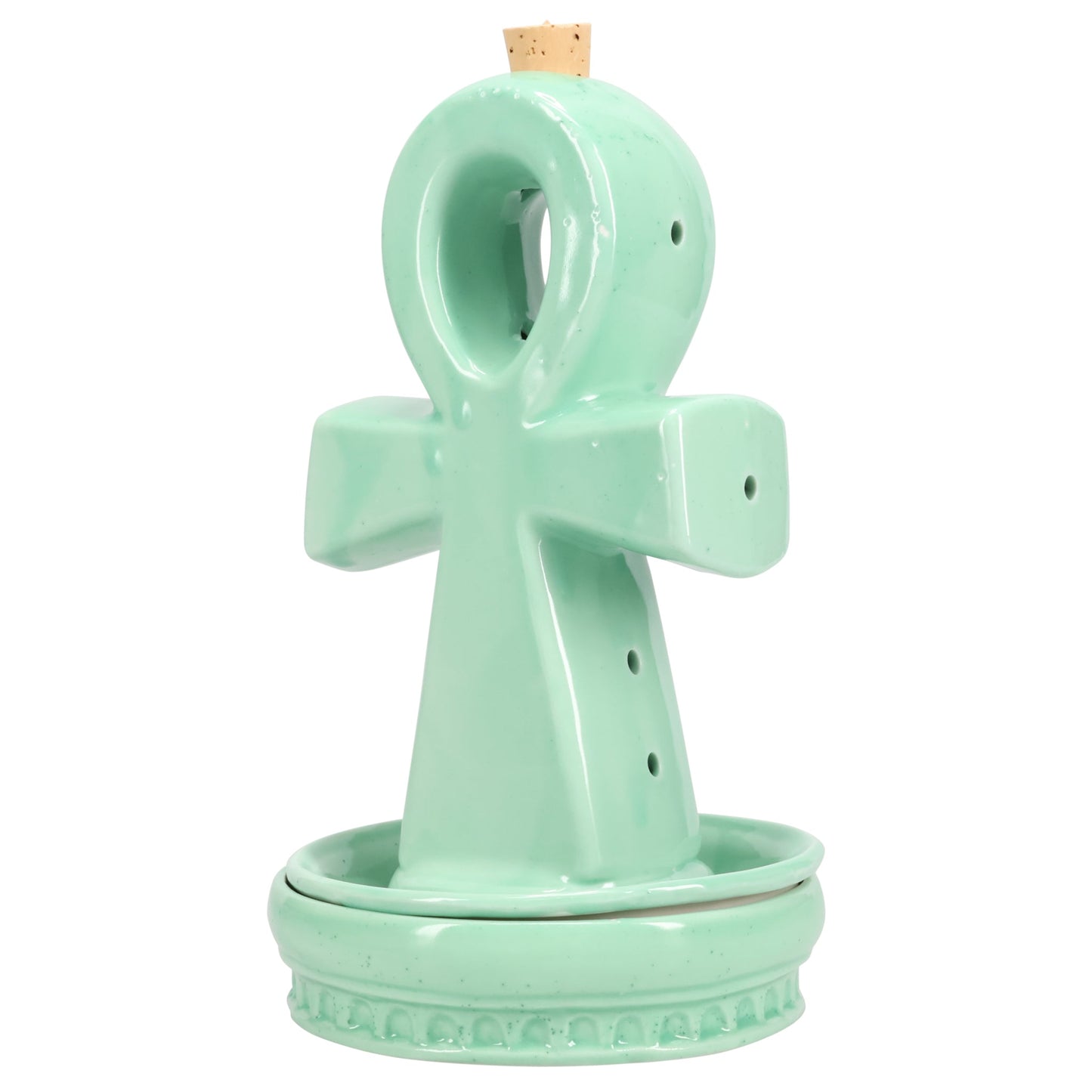 ANKH INCENSE HOLDER / L.GREEN