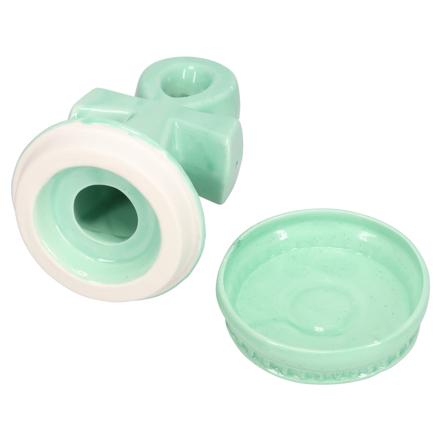 ANKH INCENSE HOLDER / L.GREEN