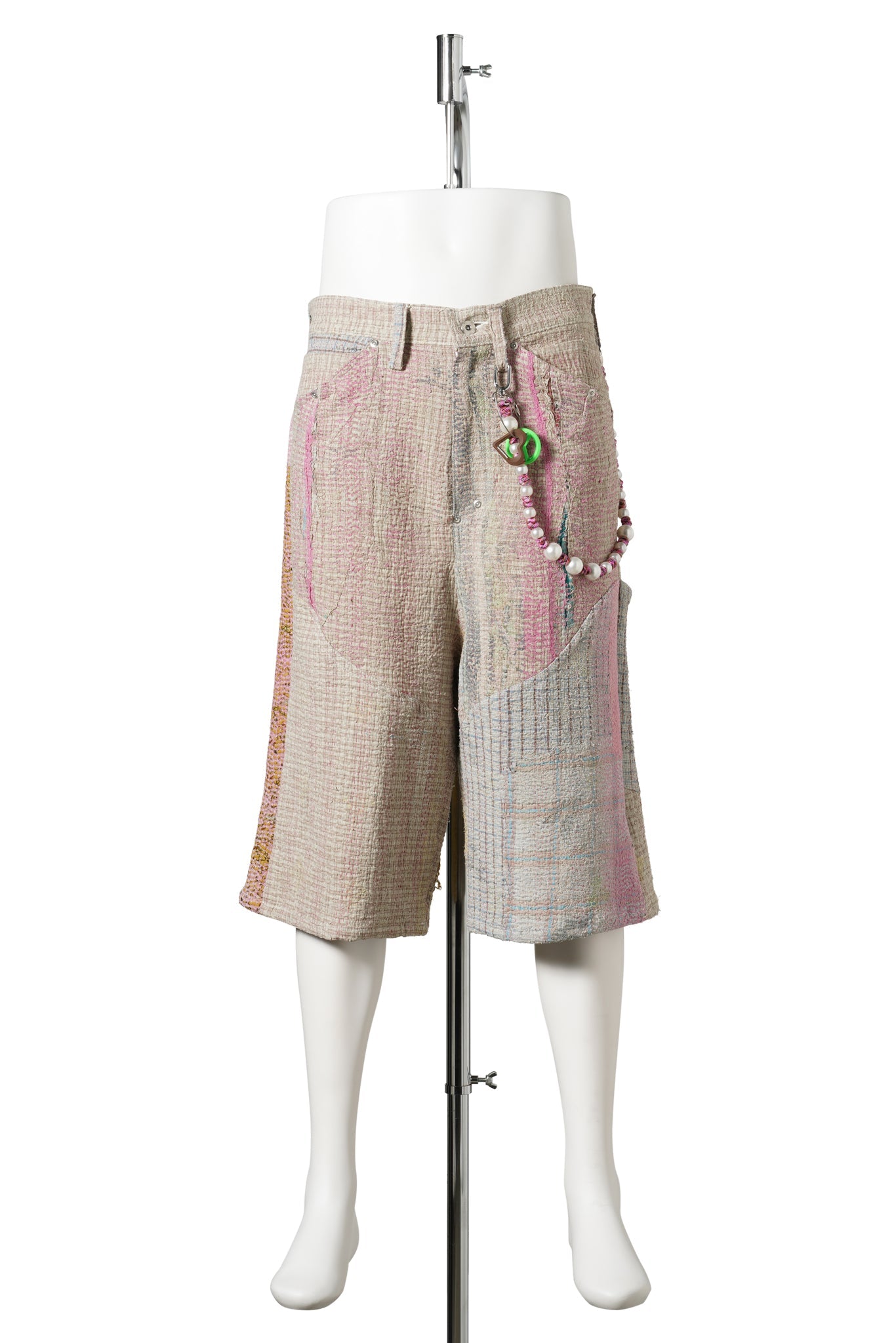 KANTHA QUILT BAGGY SHORTS / ASSORT