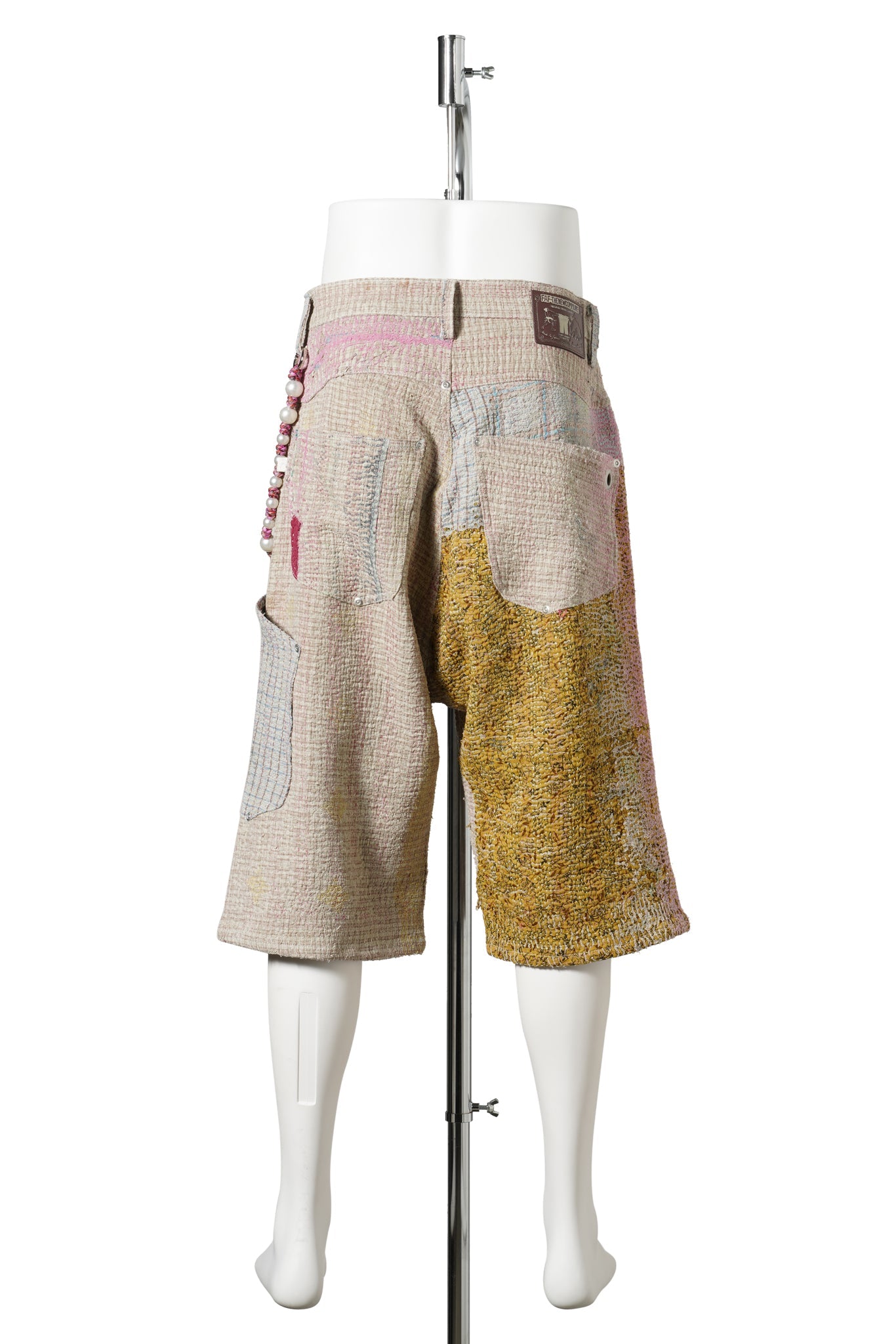 KANTHA QUILT BAGGY SHORTS / ASSORT