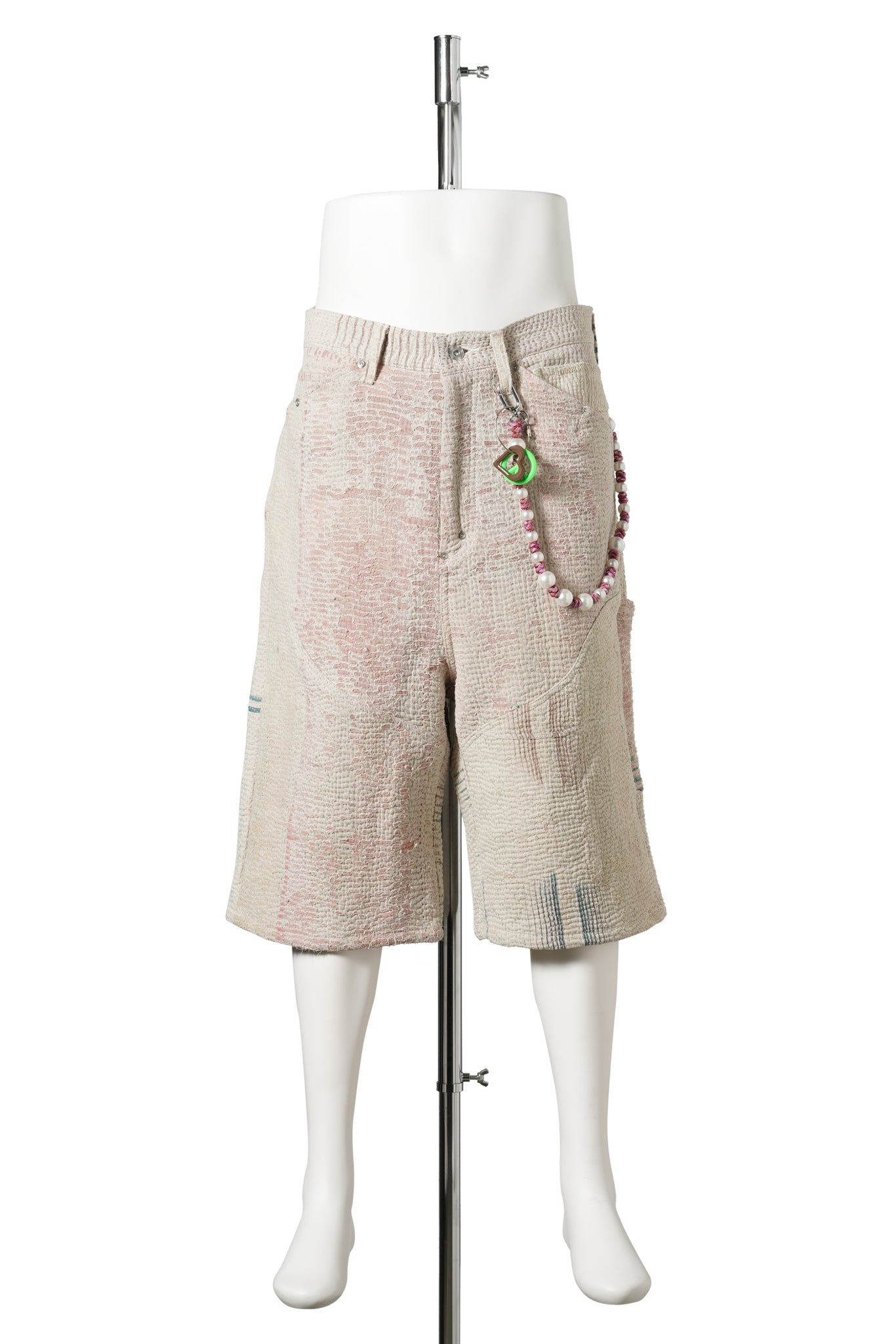 KANTHA QUILT BAGGY SHORTS / ASSORT