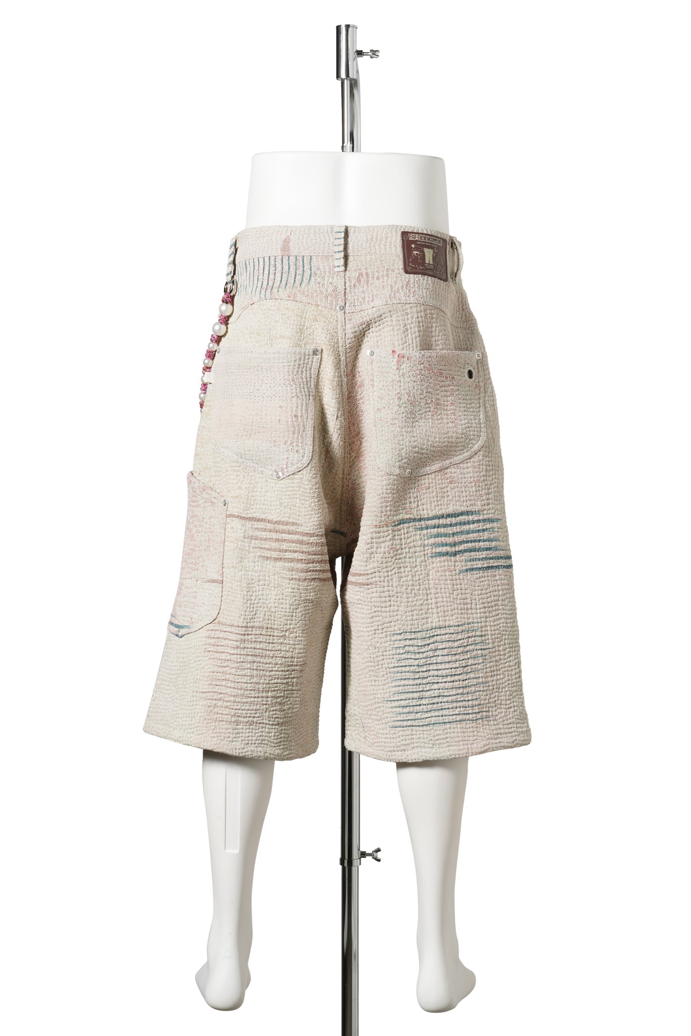 KANTHA QUILT BAGGY SHORTS / ASSORT