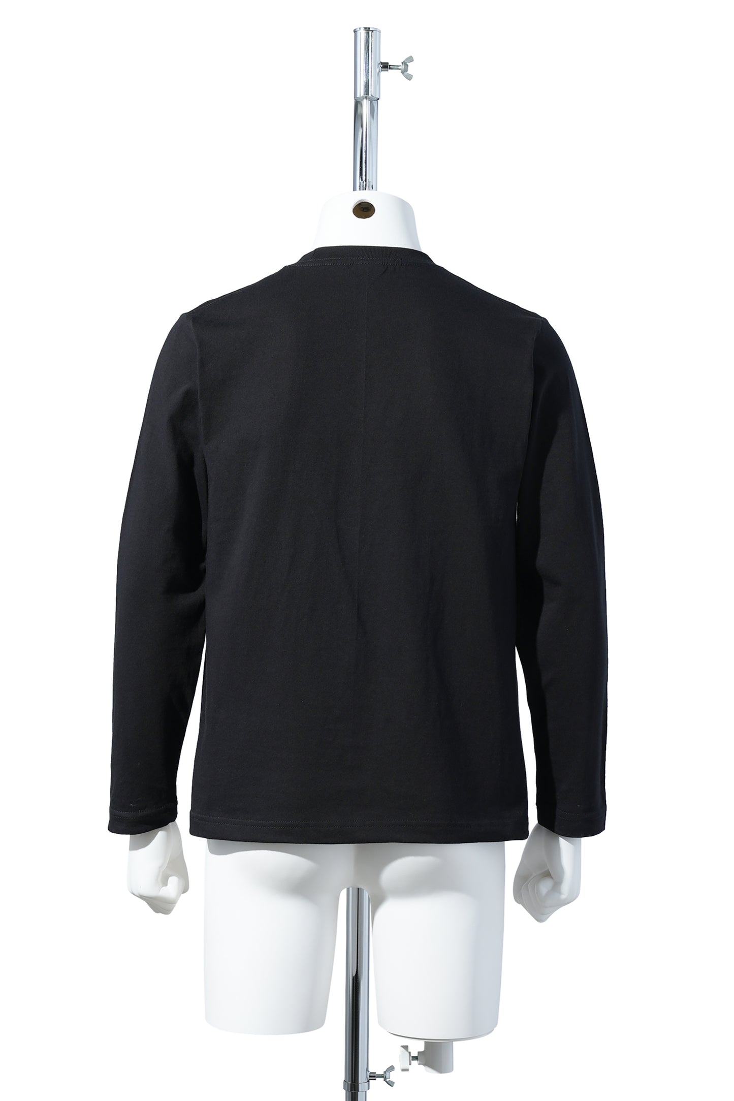I’M WITH STUPID L/S / SILVER/BLACK