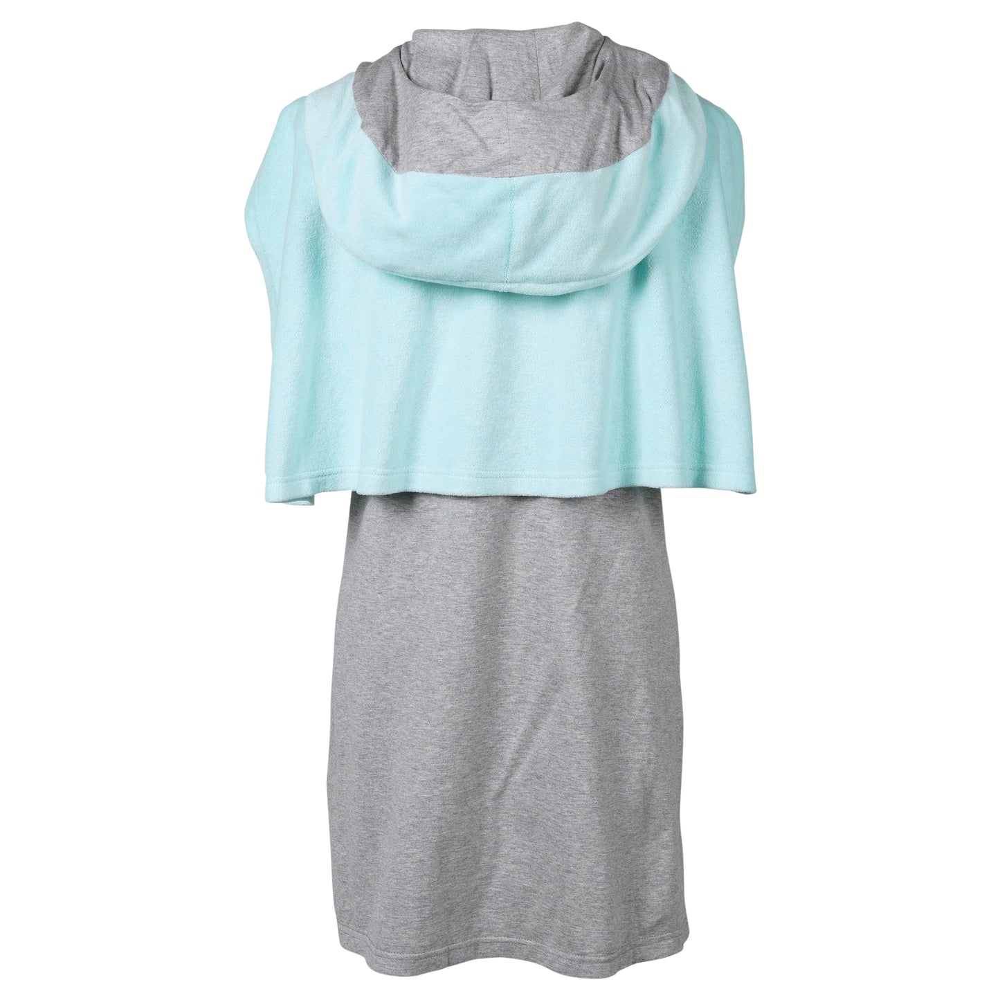 SWEATER ON SHOULDER DRESS / GRAY