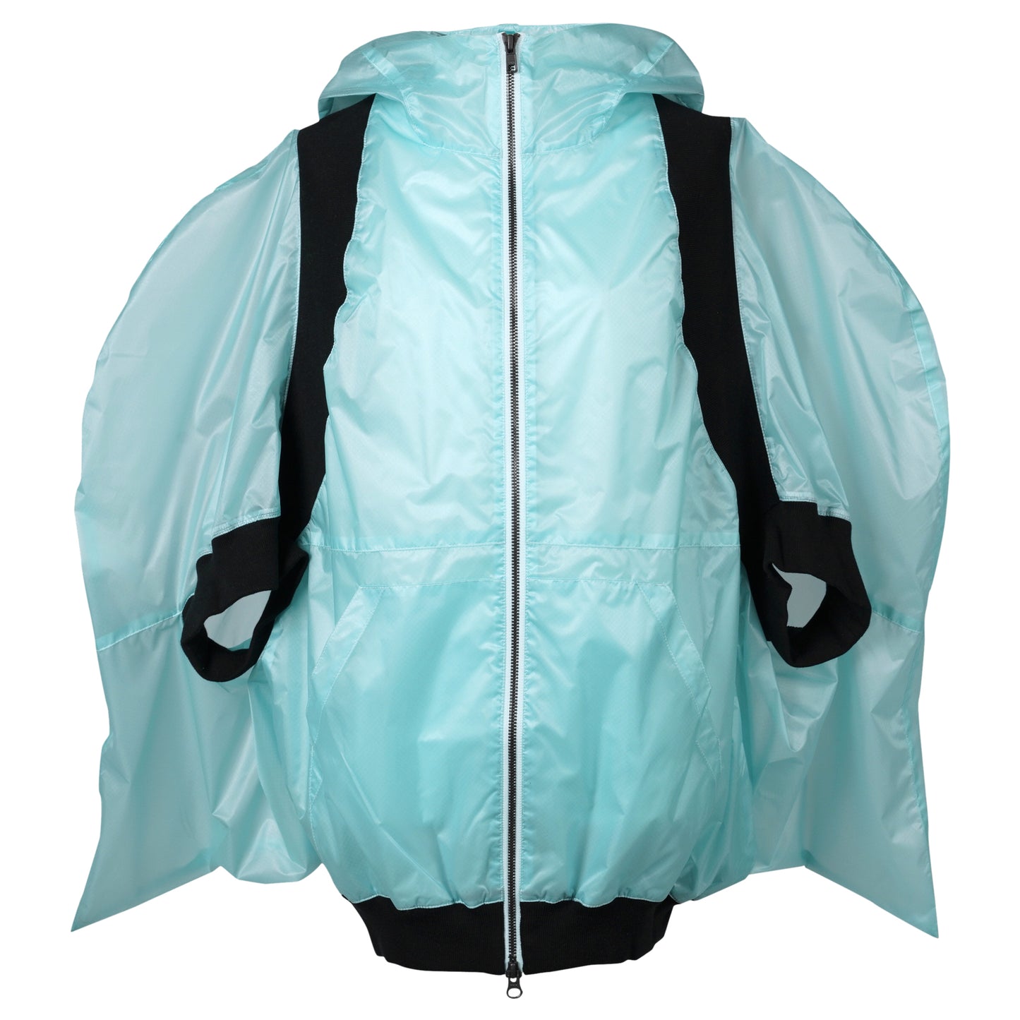 CAPE RAIN JACKET BABY BLUE / AQUA