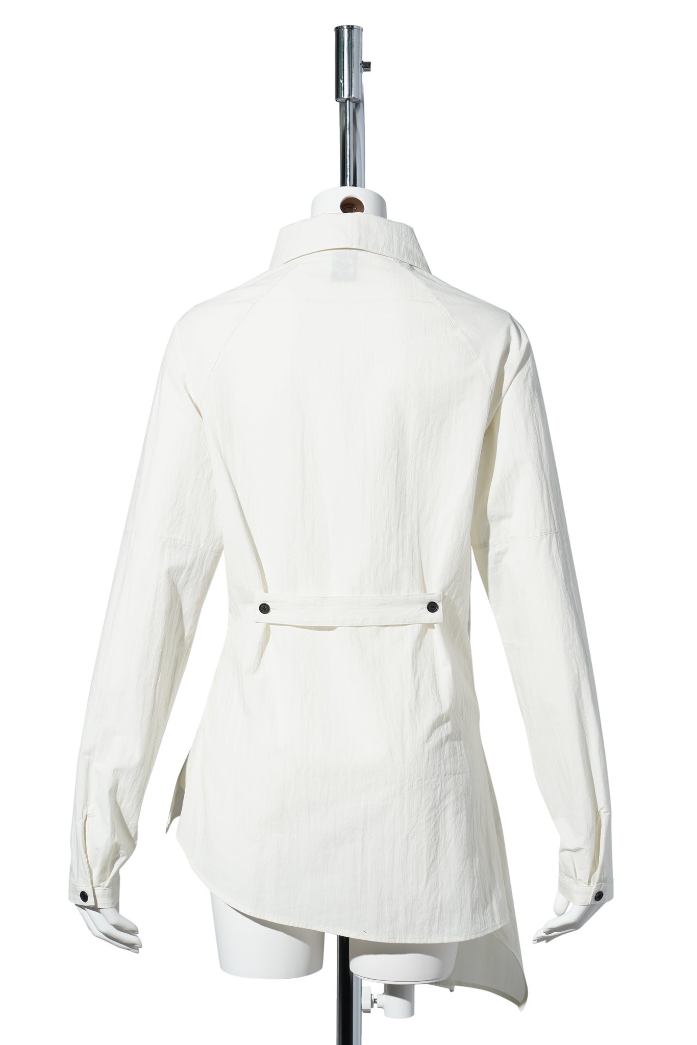UMBRELLA PANEL SHIRT / WHITE