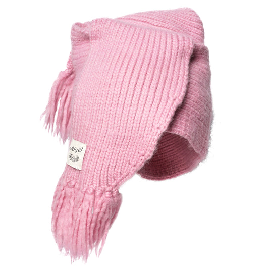 SCARF TALL HAT / PINK