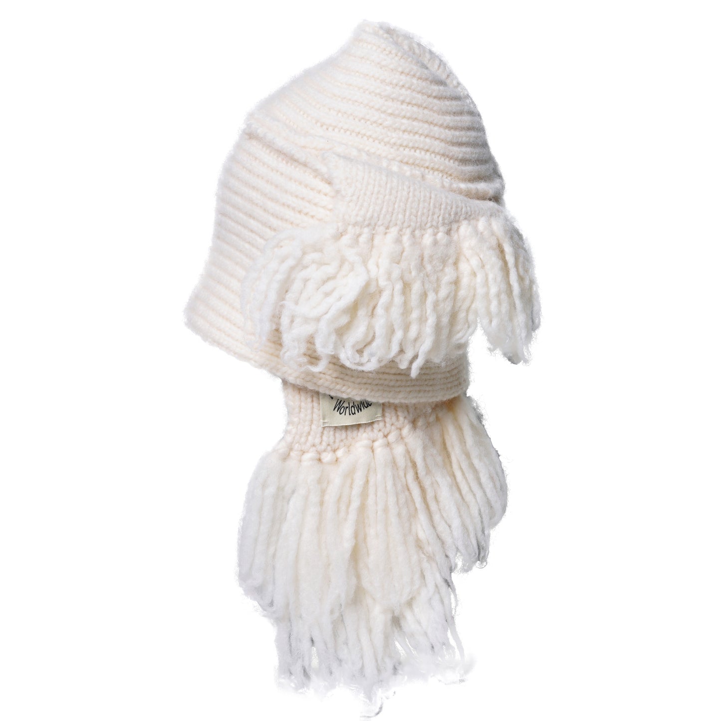 SCARF WIDE HAT / WHITE