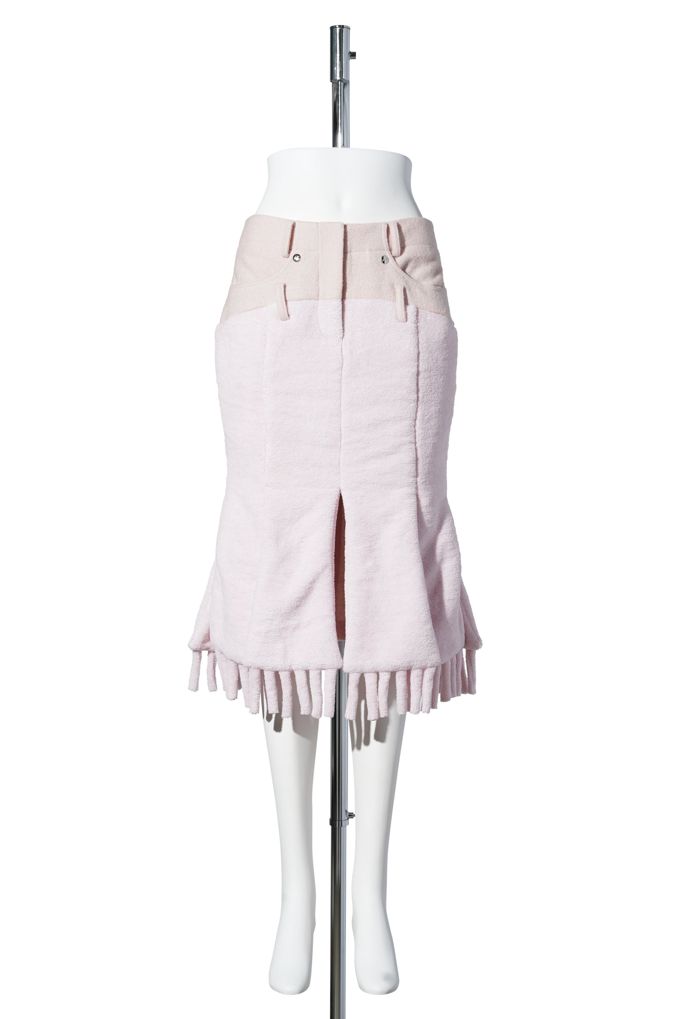 TOWEL SCARF SKIRT / PINK