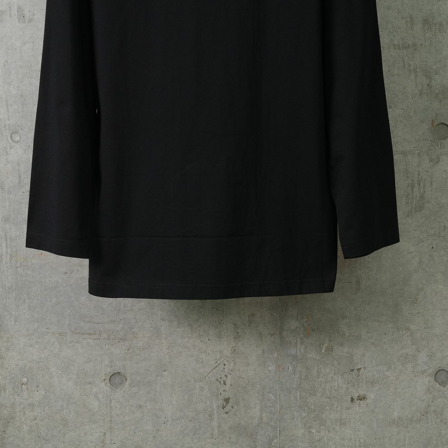 BLACK DECONSTRUCTED LONG-SLEEVE SHIRT / BLACK