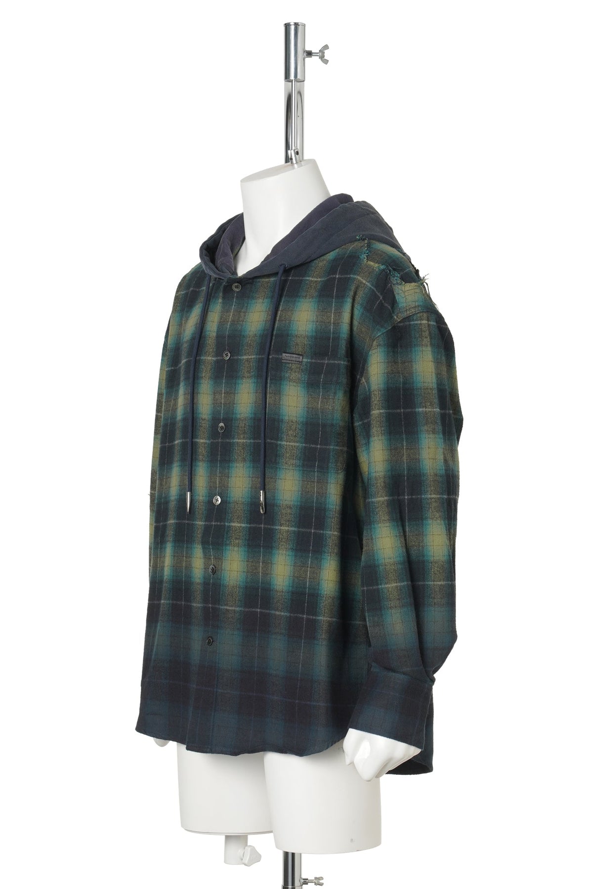 GREEN PLAID SHIRT / GREEN