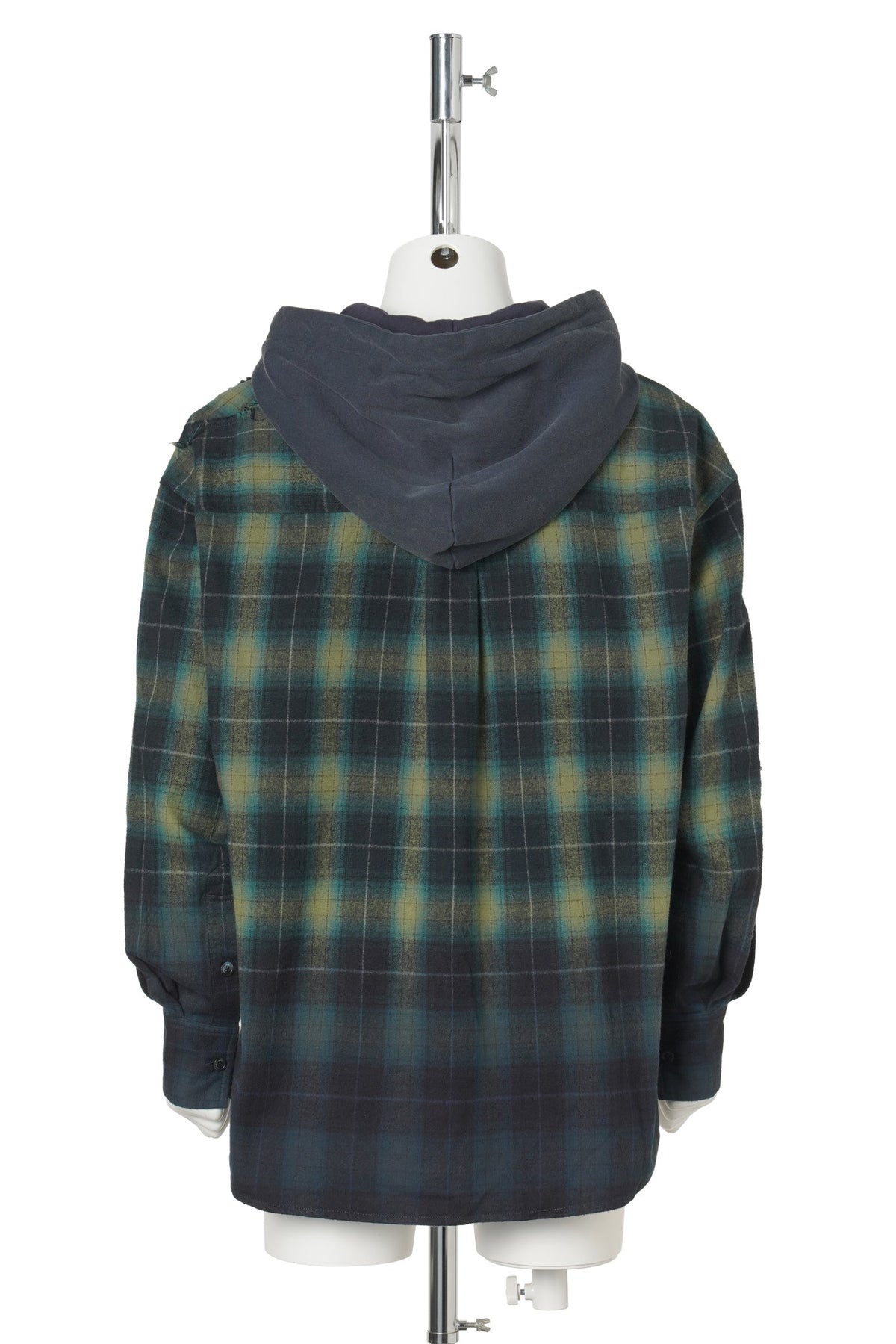 GREEN PLAID SHIRT / GREEN