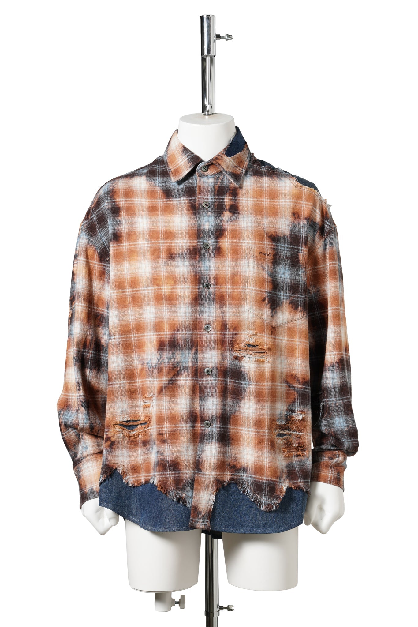 LONG SLEEVE SHIRT IN DECAYED CHECK / PINK/BLUE CHECK