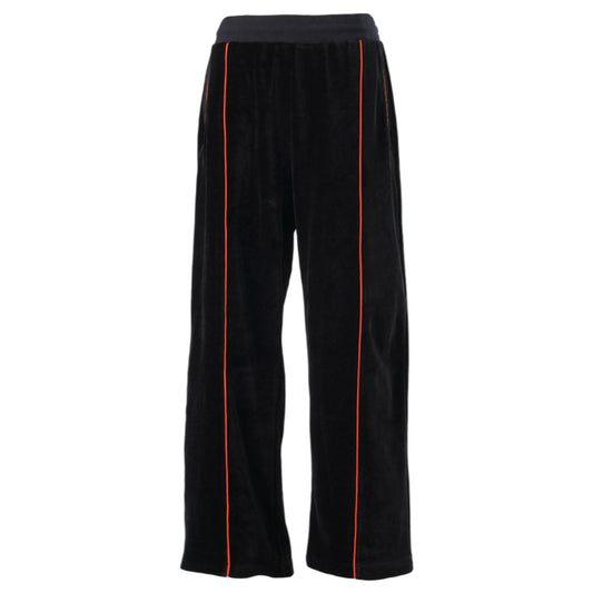 F+ VELOUR TRACK PANT / C901:JET BLACK