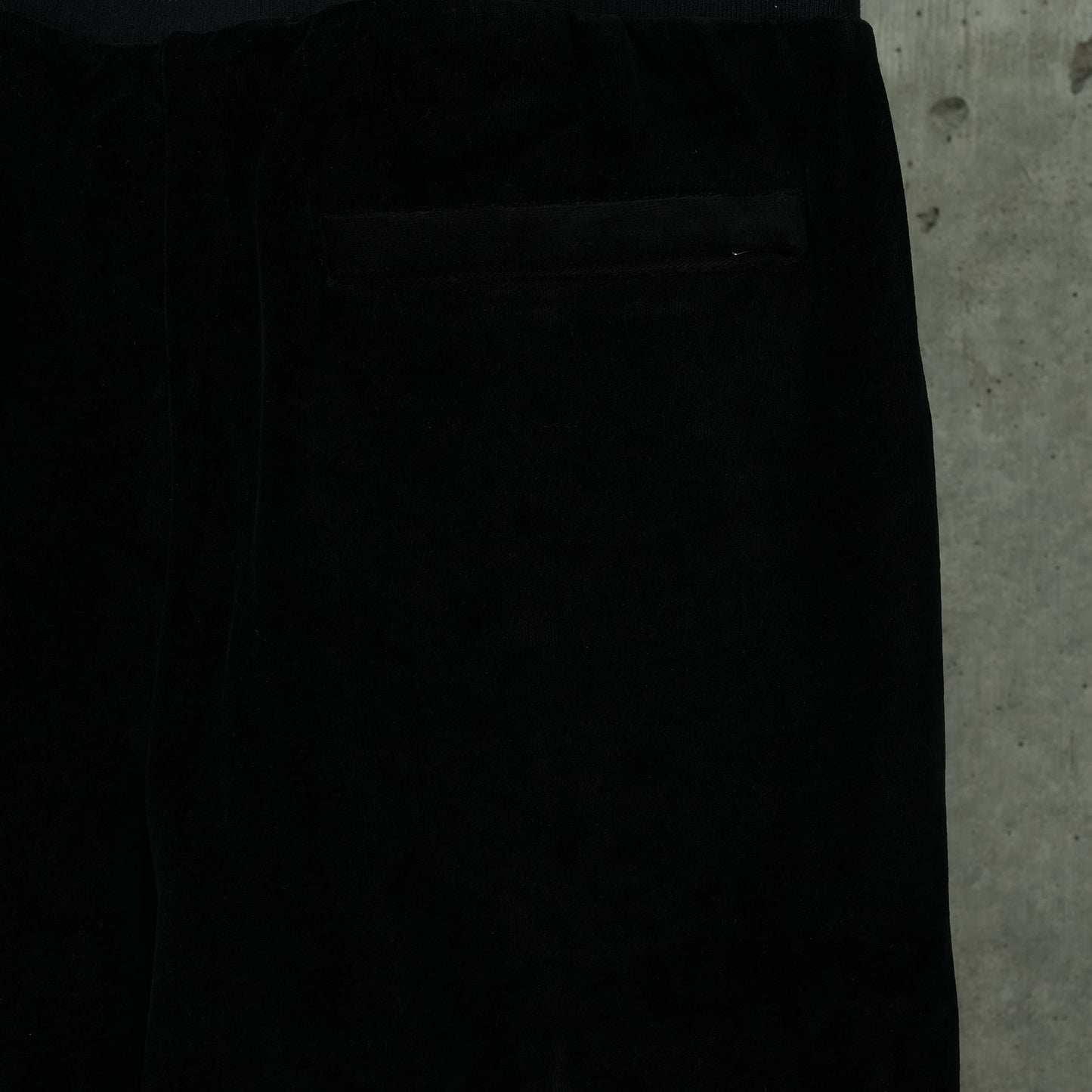 F+ VELOUR TRACK PANT / C901:JET BLACK