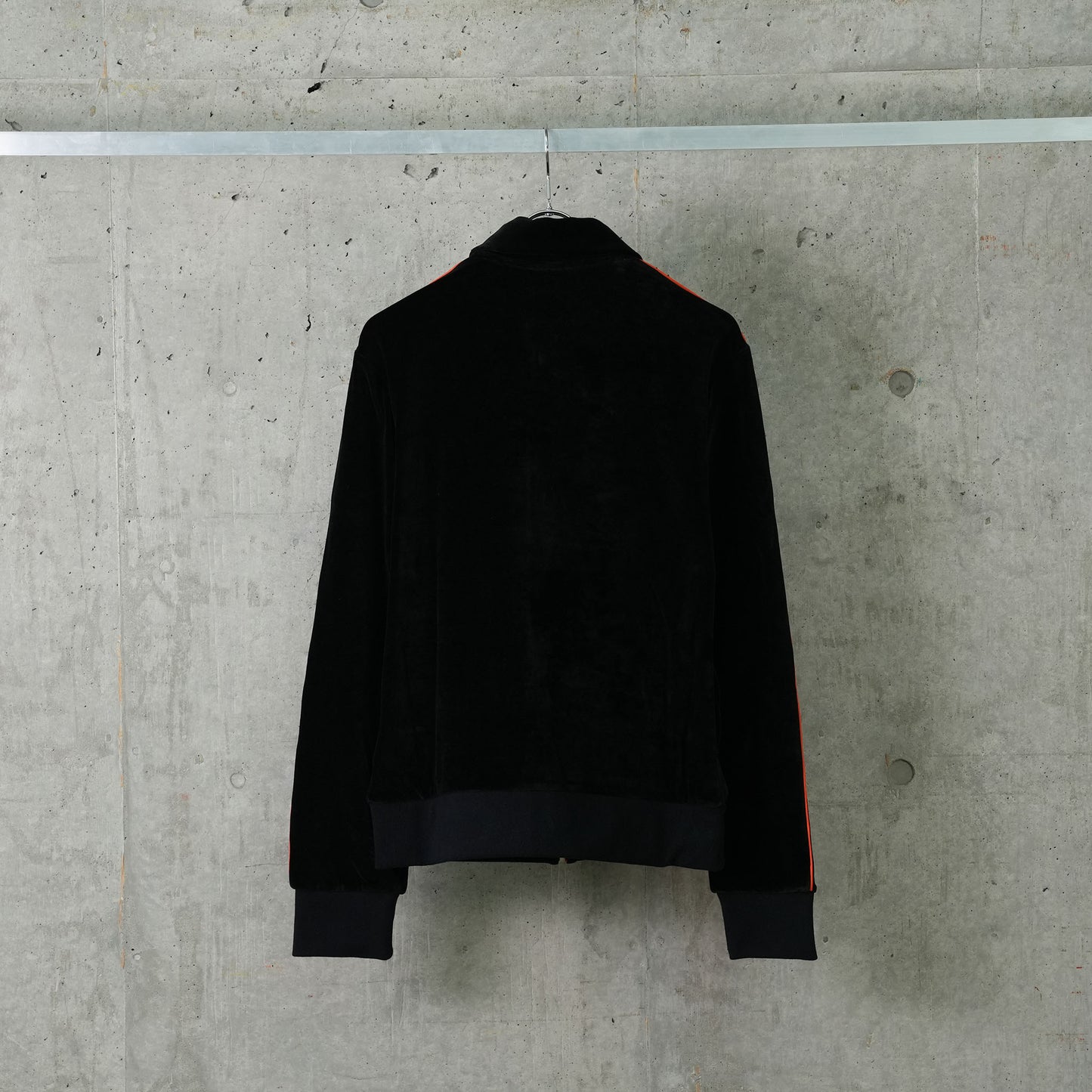 F+ VELOUR TRACK TOP / C901:JET BLACK